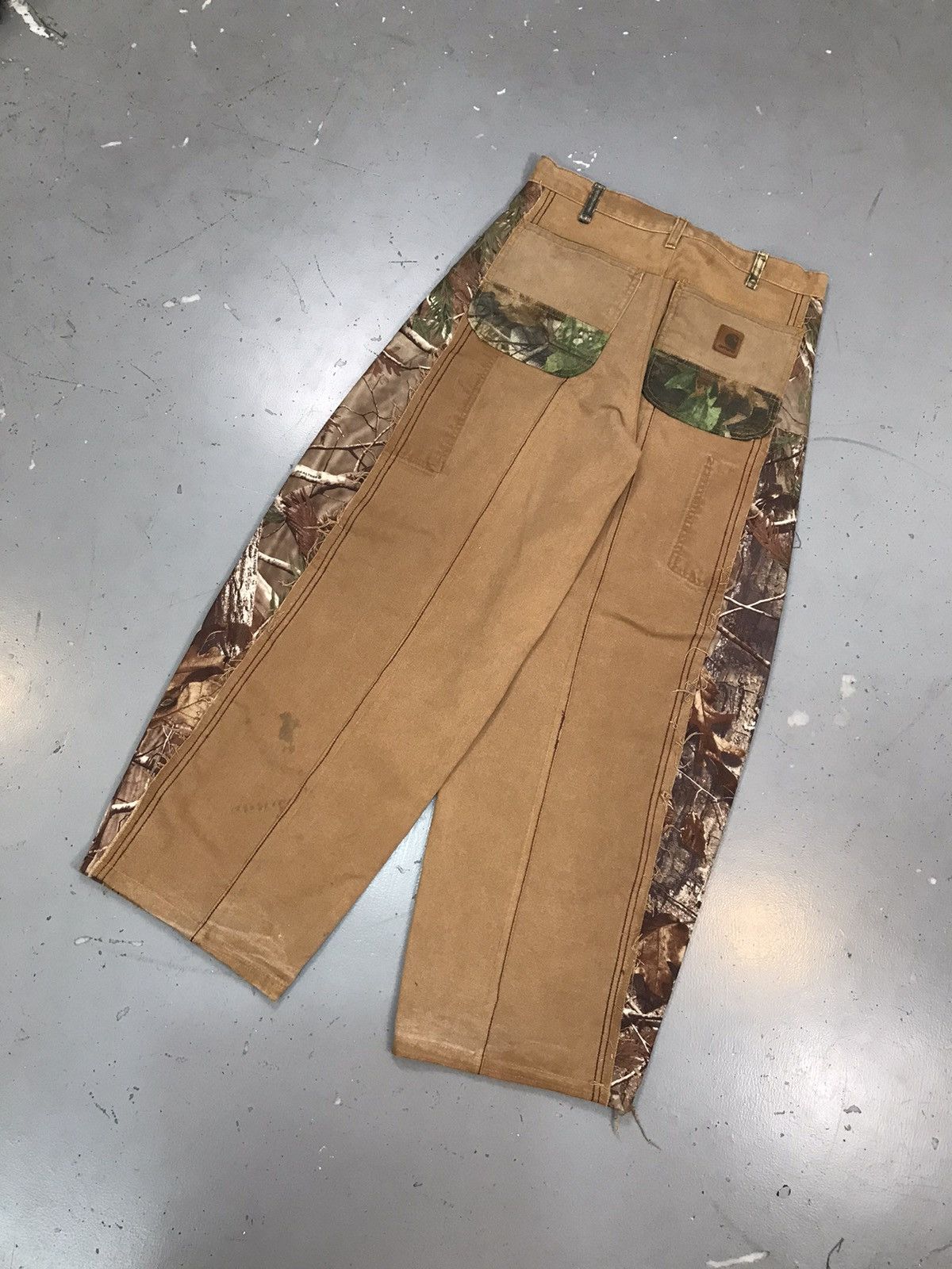 Carhartt × Designer × Vintage Vintage custom carhartt B01 BRN camo straight fit denim Size US 32 / EU 48 - 7 Thumbnail