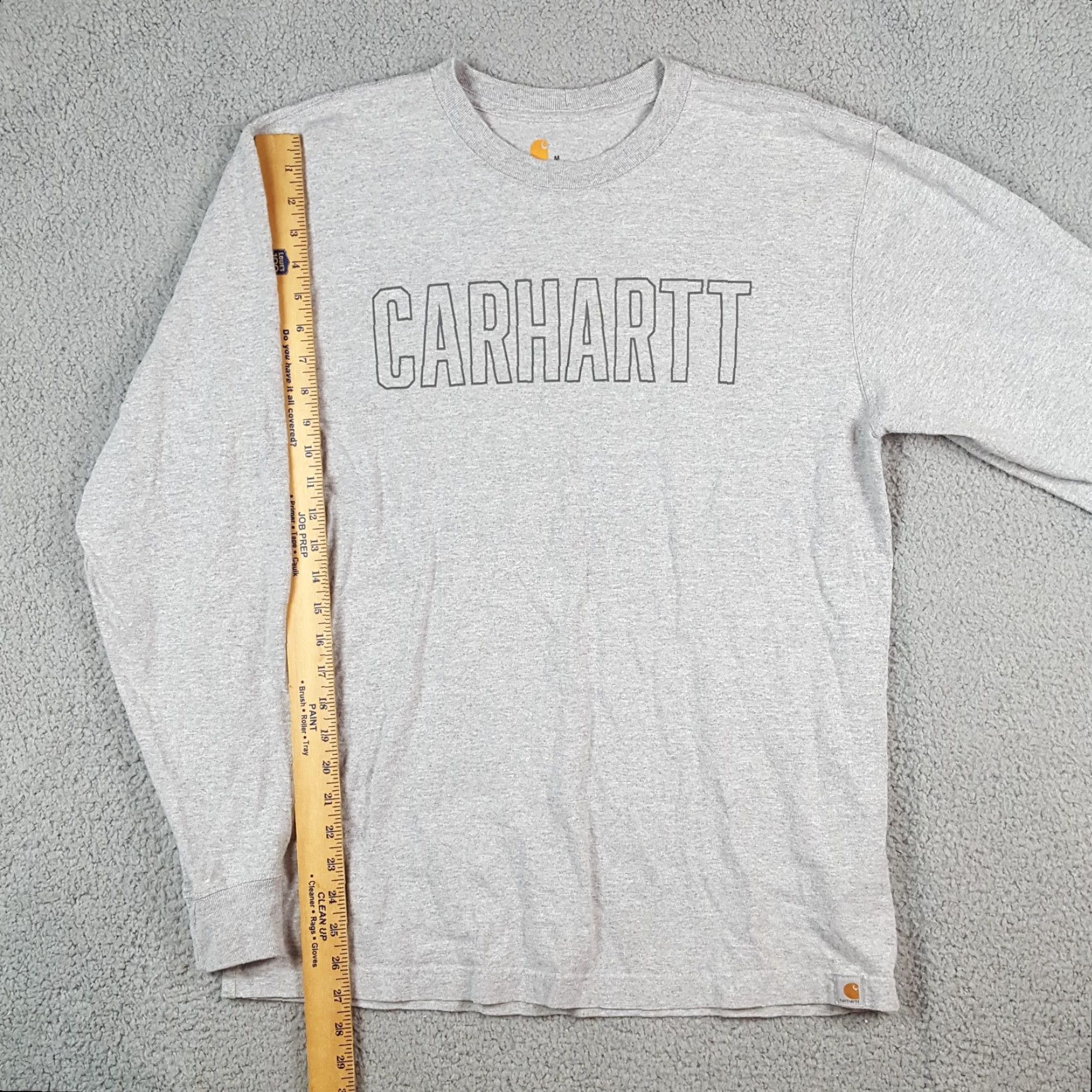 Carhartt Carhartt Spell Out Logo Long Sleeve Men's Size Medium Relaxed Workwear T Shirt Size US M / EU 48-50 / 2 - 8 Thumbnail