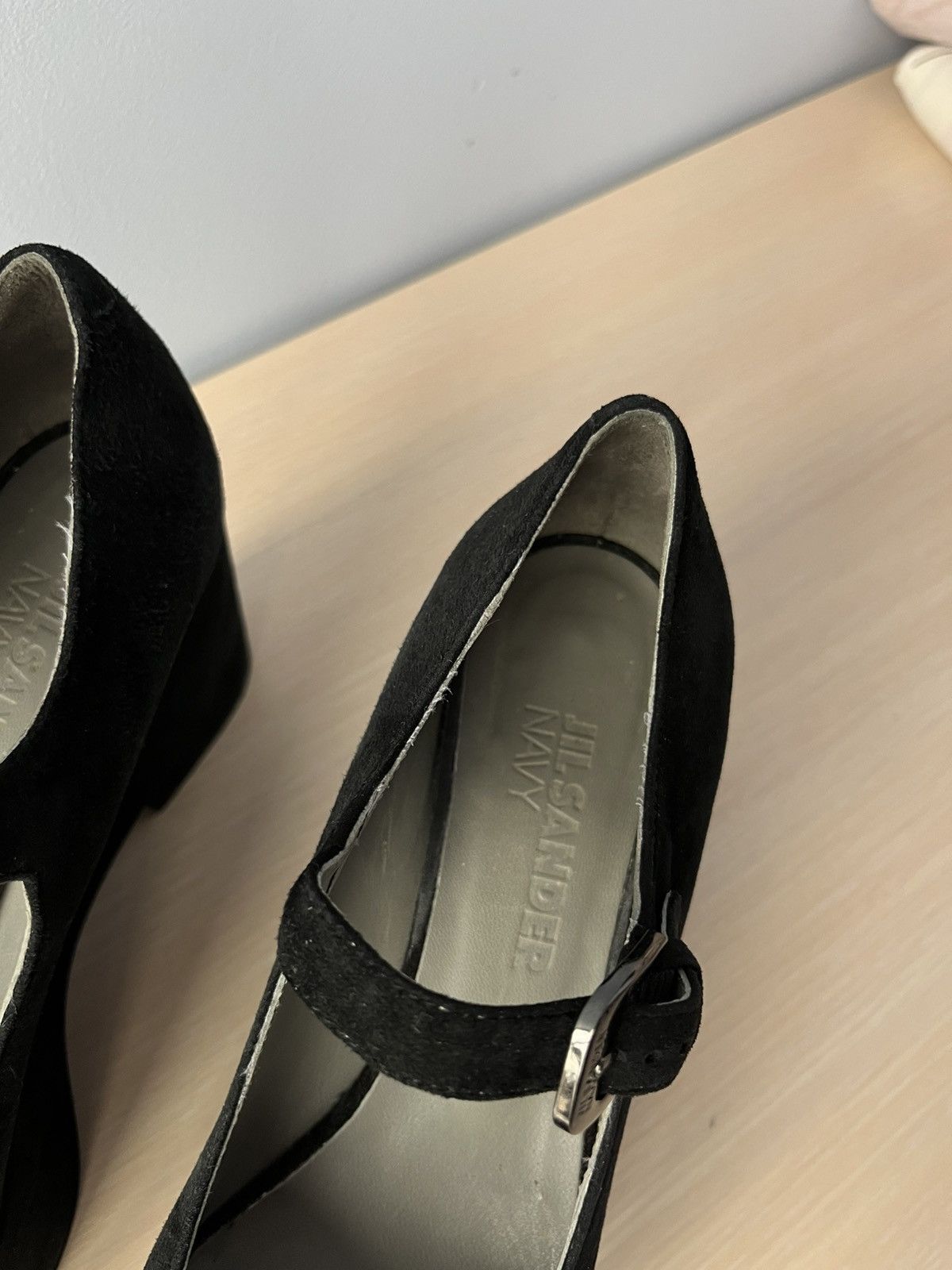 Jel Sander Helled Shoes Black Suede Size 37