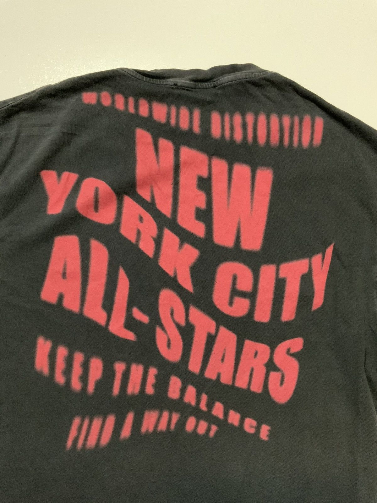 Zara Zara Distortion NYC All Stars Keep The Balance T-Shirt Size US M / EU 48-50 / 2 - 4 Thumbnail