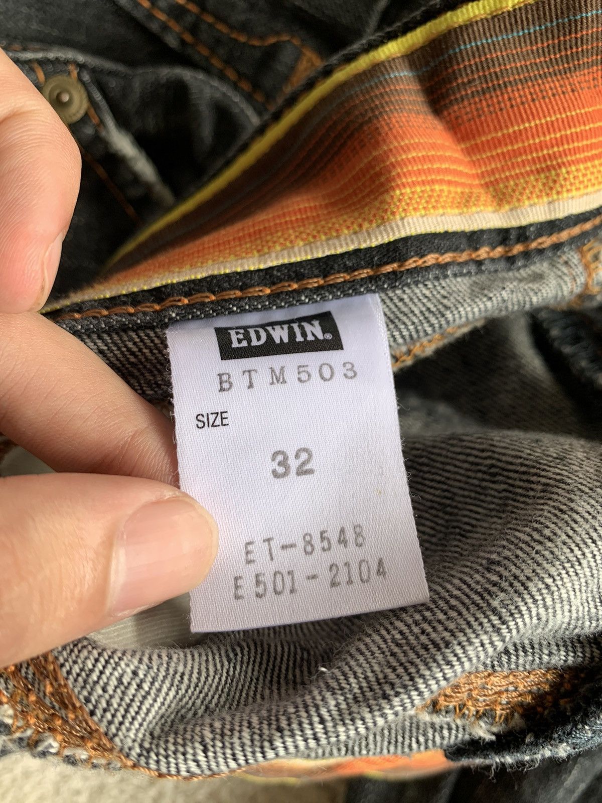 Kapital VINTAGE EDWIN BLUE TRIP NAVAJO FADED&RUSTY JAPANESE DENIM Size US 34 / EU 50 - 18 Thumbnail