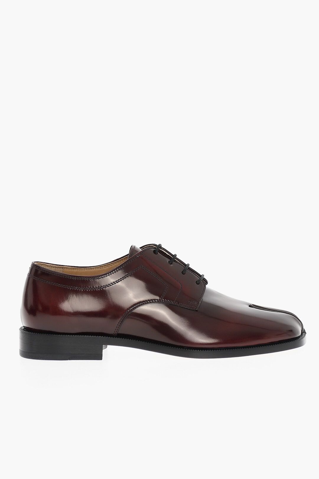 Maison Margiela o1w1db10525 Tabi Derby Shoes in Dark Brown Size US 12 / EU 45 - 1 Thumbnail