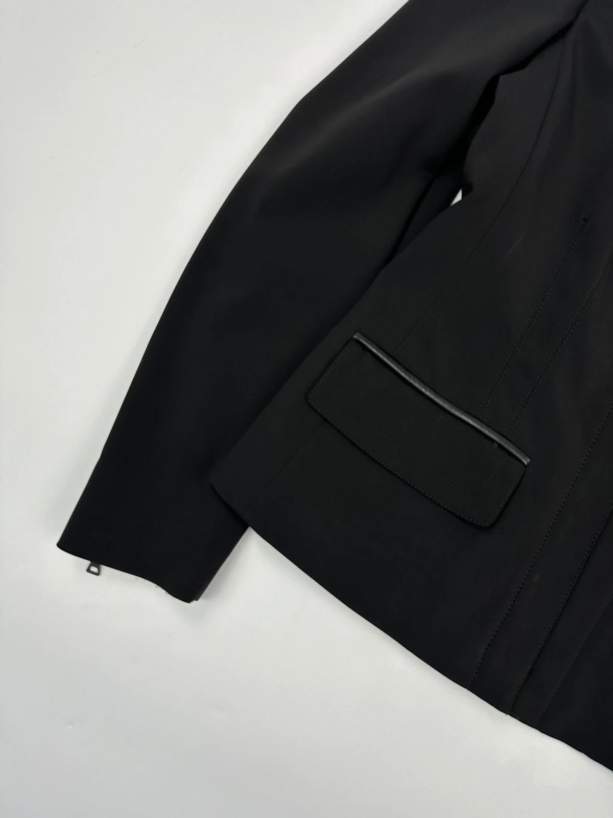 Prada Prada Milano FW2003 Black Blazer Shirt Jacket Elegant Size L / US 10 / IT 46 - 6 Thumbnail