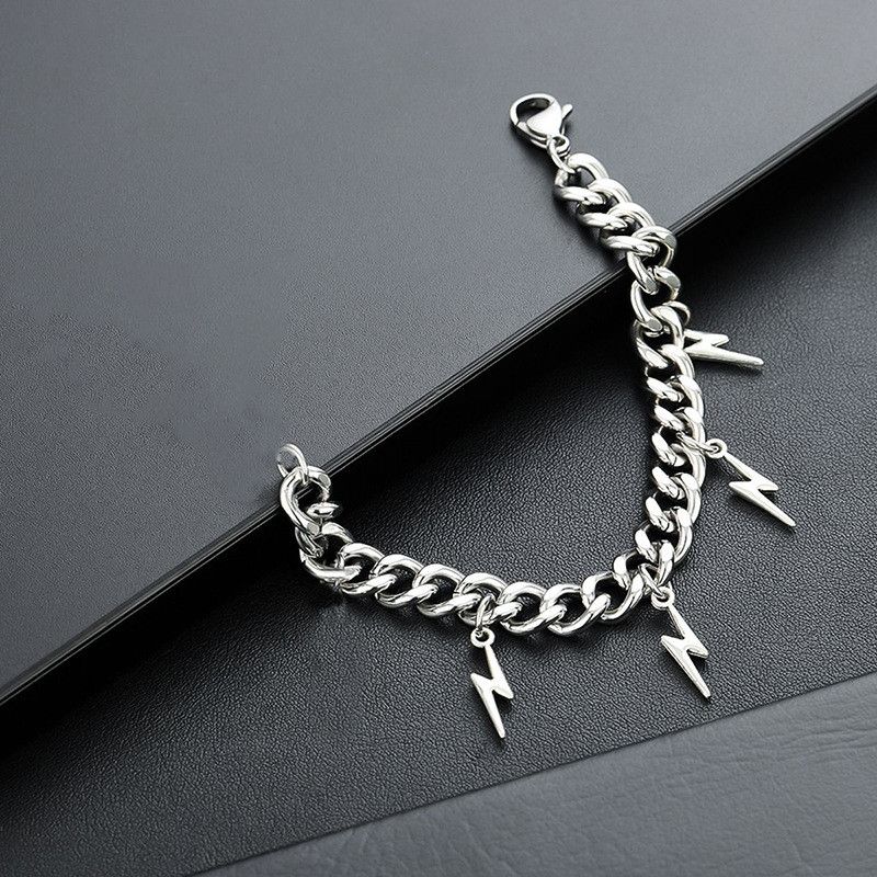 Jewelry Punk Bracelet Y2K Punk Chain Gotch Bracelets Chains Size ONE SIZE - 4 Thumbnail