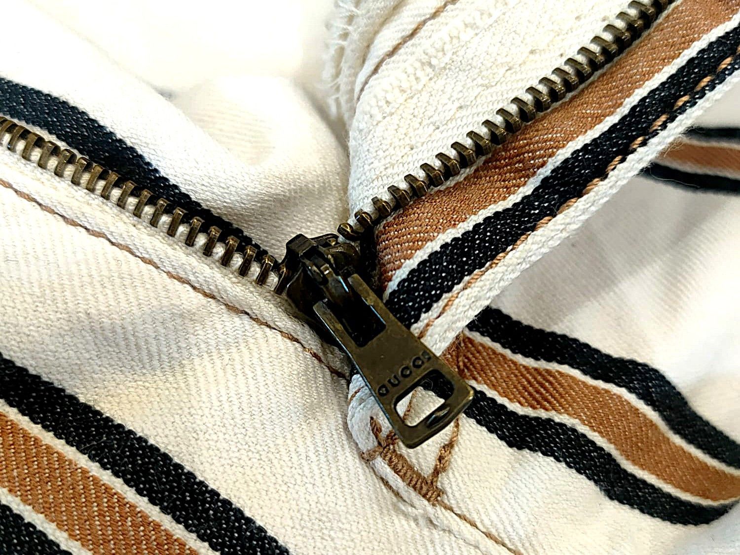 Gucci GUCCI - Vintage Women’s Striped Pants - Size IT 44 Size 32" / US 10 / IT 46 - 9 Thumbnail
