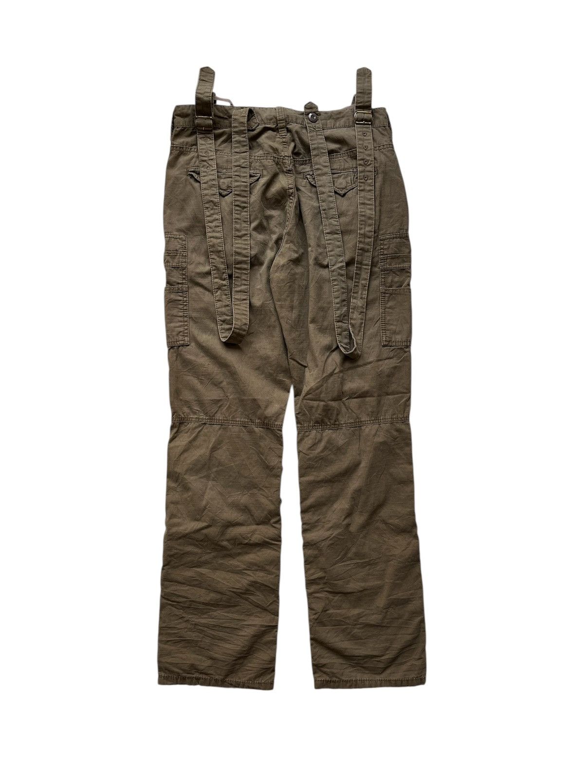 14th Addiction Vintage Japanese Reproduction Suspender Trousers Size US 31 - 2 Thumbnail
