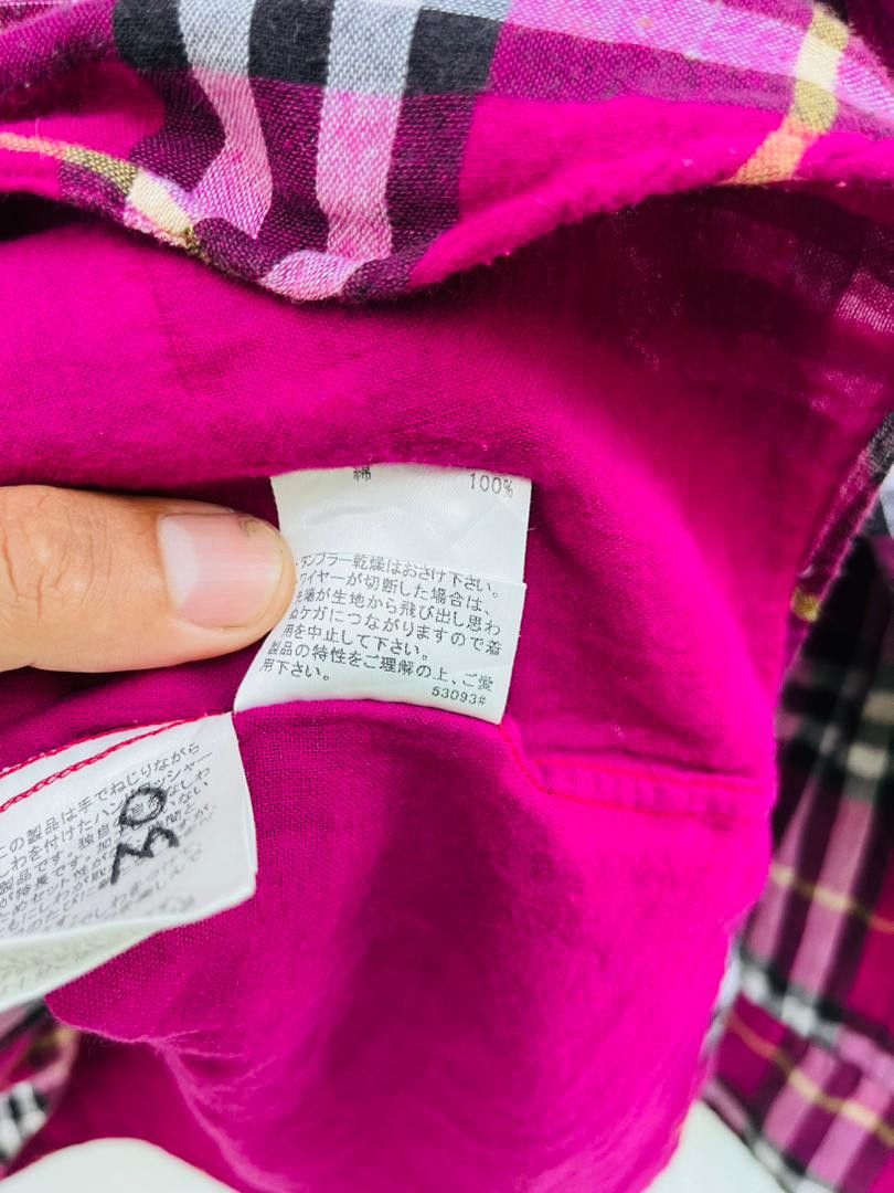 Burberry × Japanese Brand Vintage Burberry Black Label Long Sleeve Shirt Size US M / EU 48-50 / 2 - 9 Thumbnail