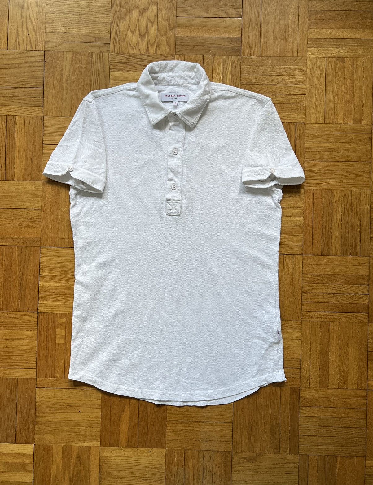 Orlebar Brown Polo Shirt Orlebar Brown Tailored Fit White Rare Size US M / EU 48-50 / 2 - 1 Thumbnail