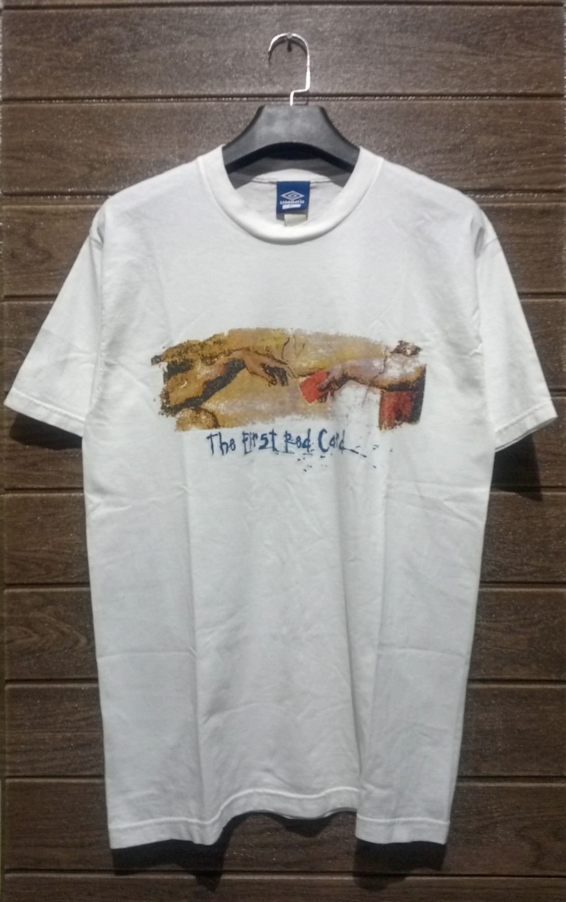 Umbro Vintage '90s Umbro The First Red Card Tee USA Size US L / EU 52-54 / 3 - 1 Thumbnail