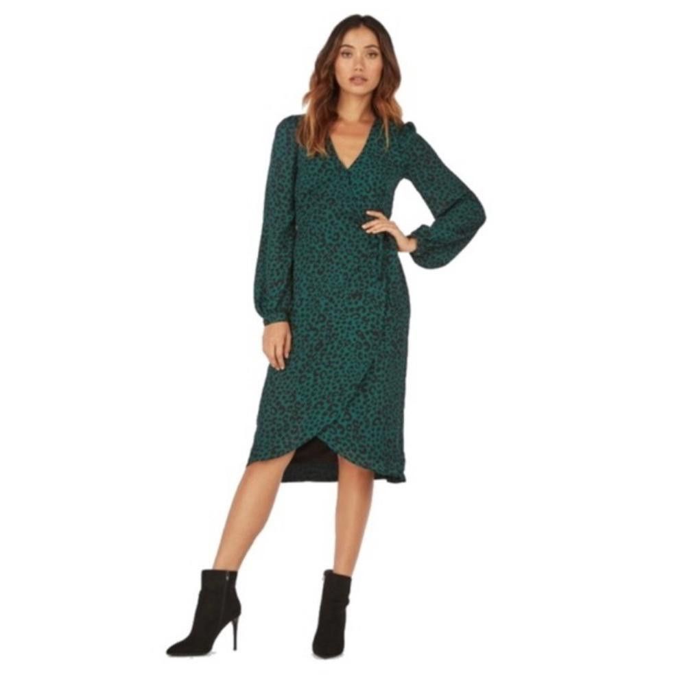 Designer JustFab wrap dress - 1X Size XL / US 12-14 / IT 48-50 - 1 Thumbnail