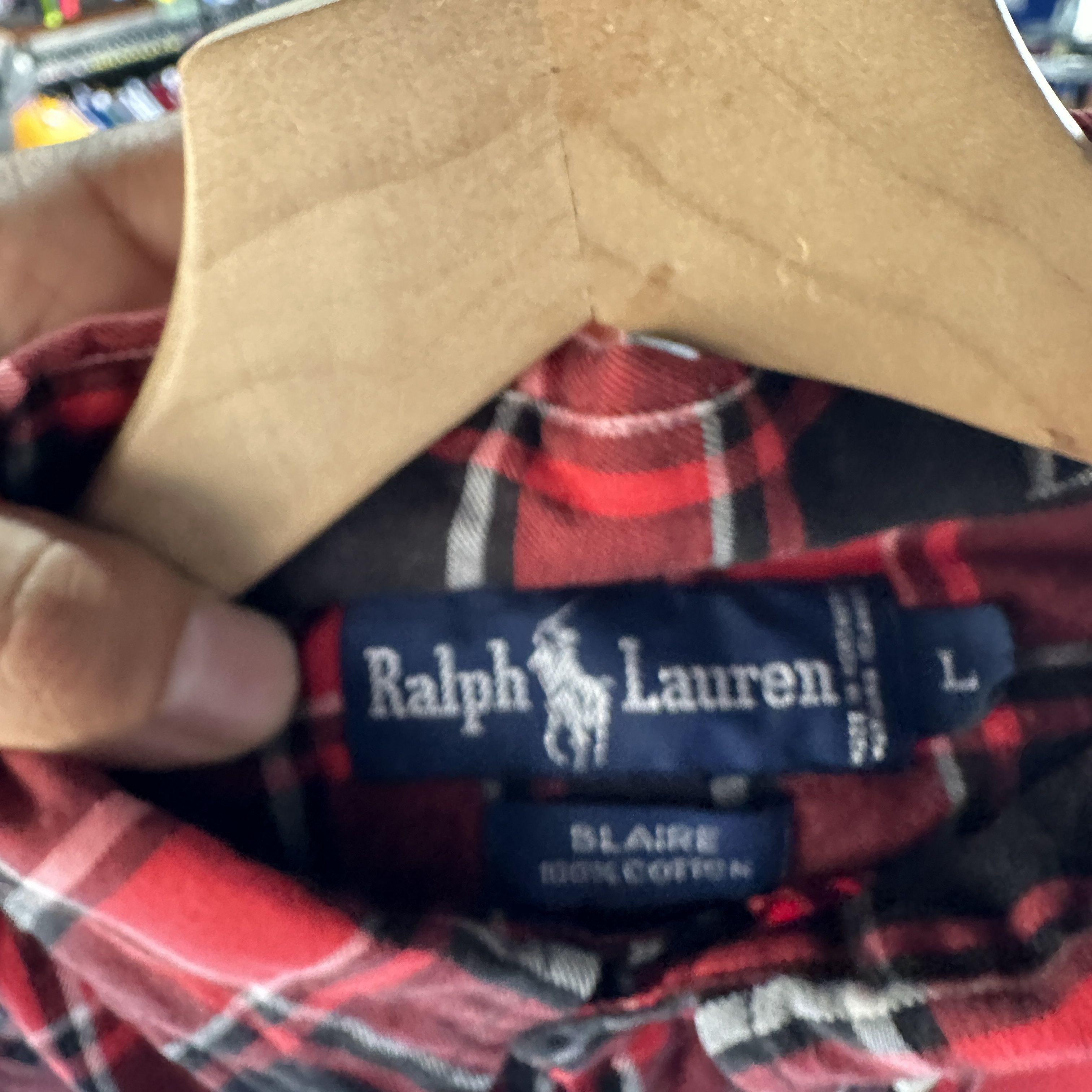 Polo Ralph Lauren Vtg Polo Ralph Lauren Shirt Mens Blaire Flannel Tartan 90s Size US L / EU 52-54 / 3 - 10 Thumbnail