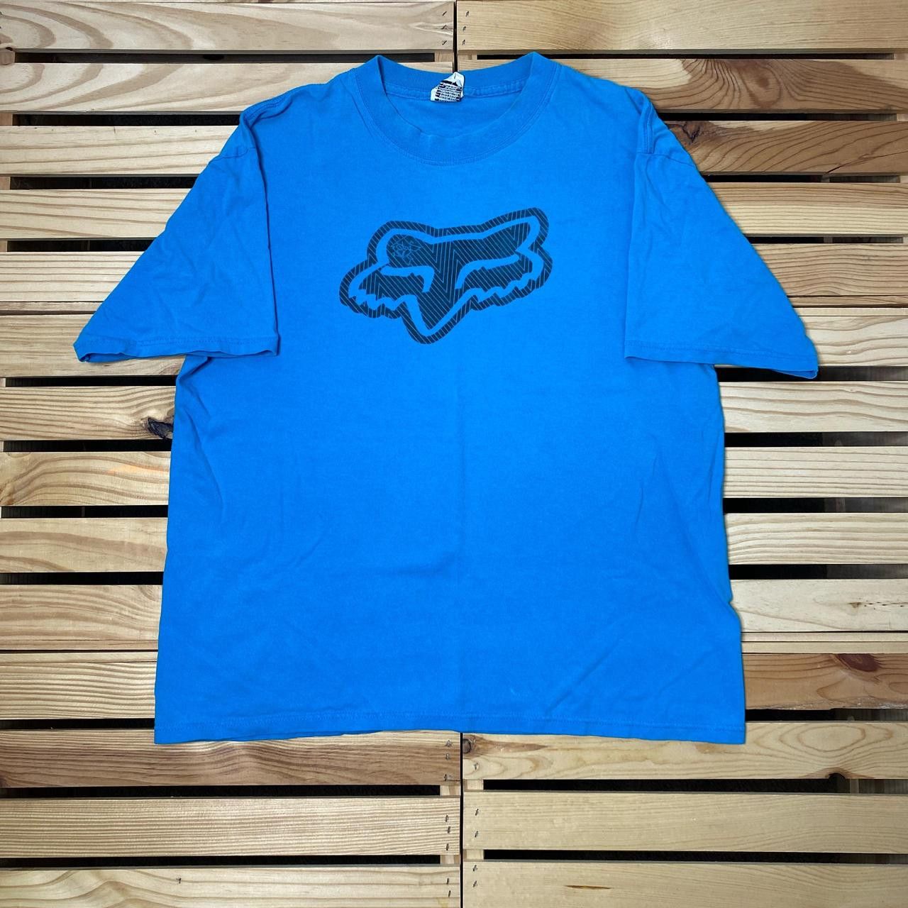 Fox Racing Vintage Fox Racing Blue Y2K Motocross Tee Size Large Size US L / EU 52-54 / 3 - 1 Thumbnail