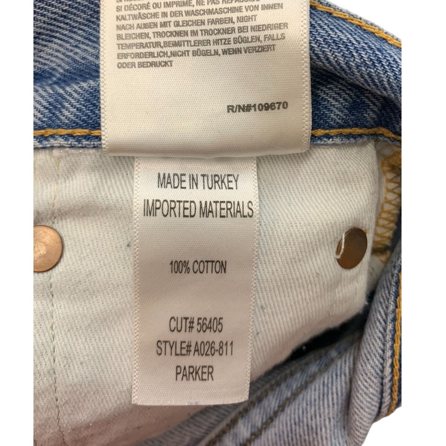 Agolde AGOLDE Parker Vintage Cut Off Short Swapmeet SZ 23 Size 26" / US 2 / IT 38 - 5 Thumbnail