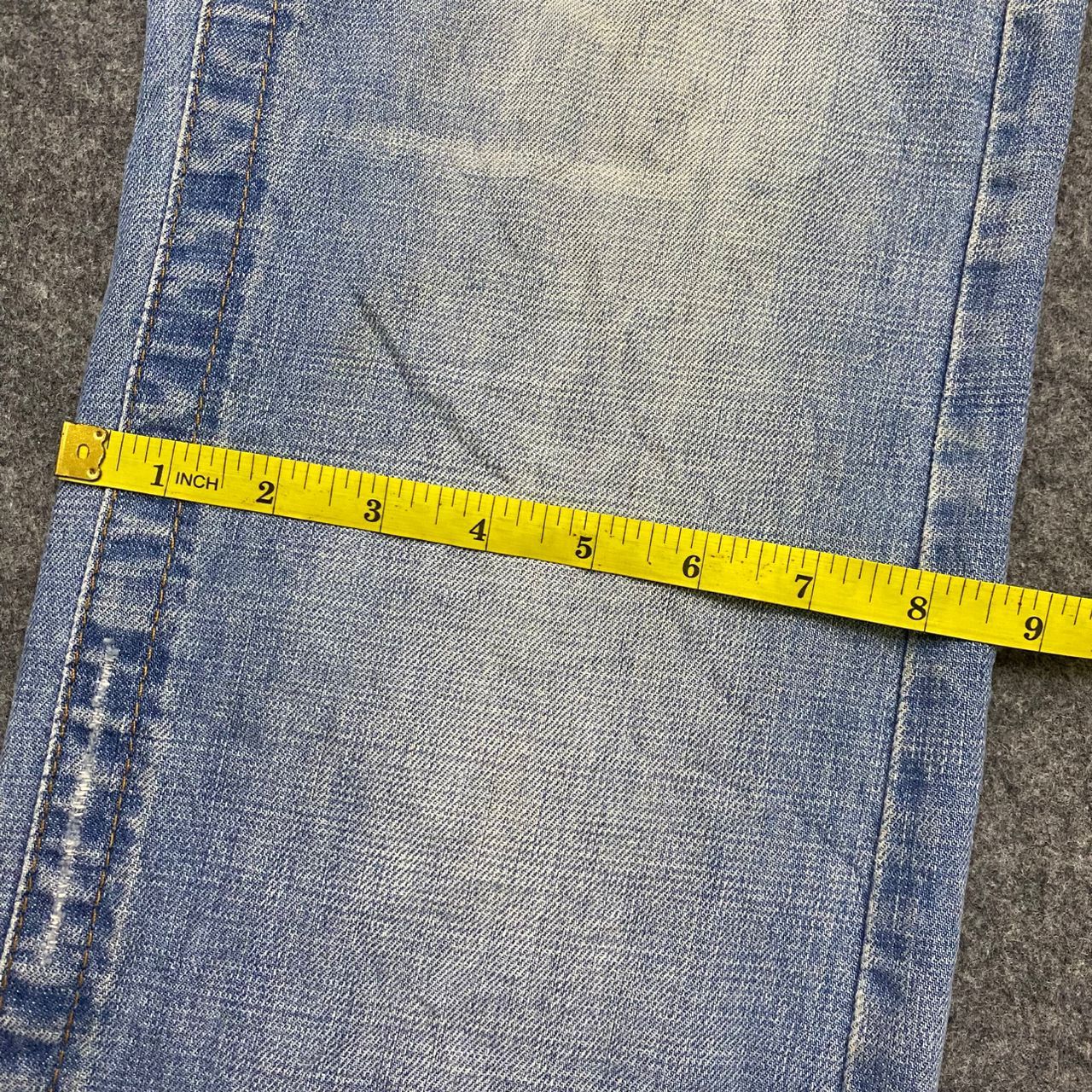 If Six Was Nine 💥Best Offer💥Vintage Pura mania Brazil Distressed Denim Size US 34 / EU 50 - 7 Thumbnail