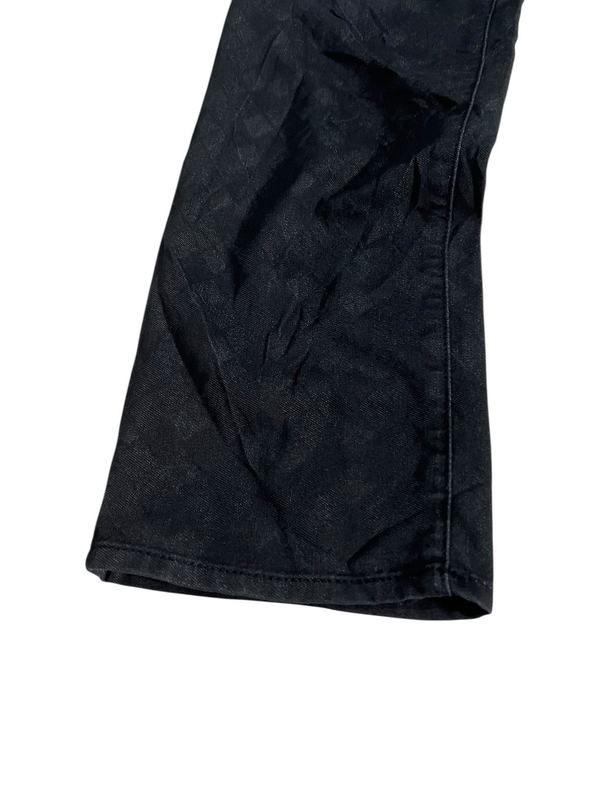 semanticdesign Semantic Design Black Punk Denim Pants Size US 33 - 8 Thumbnail
