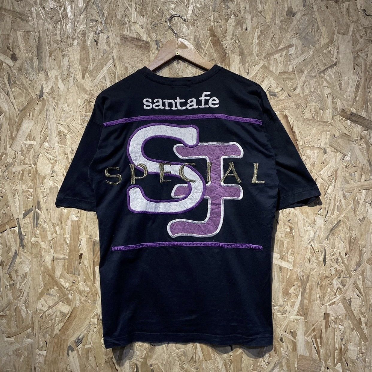Japanese Brand VINTAGE 90s Santa Fe Special Big Logo T-Shirt Size US L / EU 52-54 / 3 - 1 Thumbnail