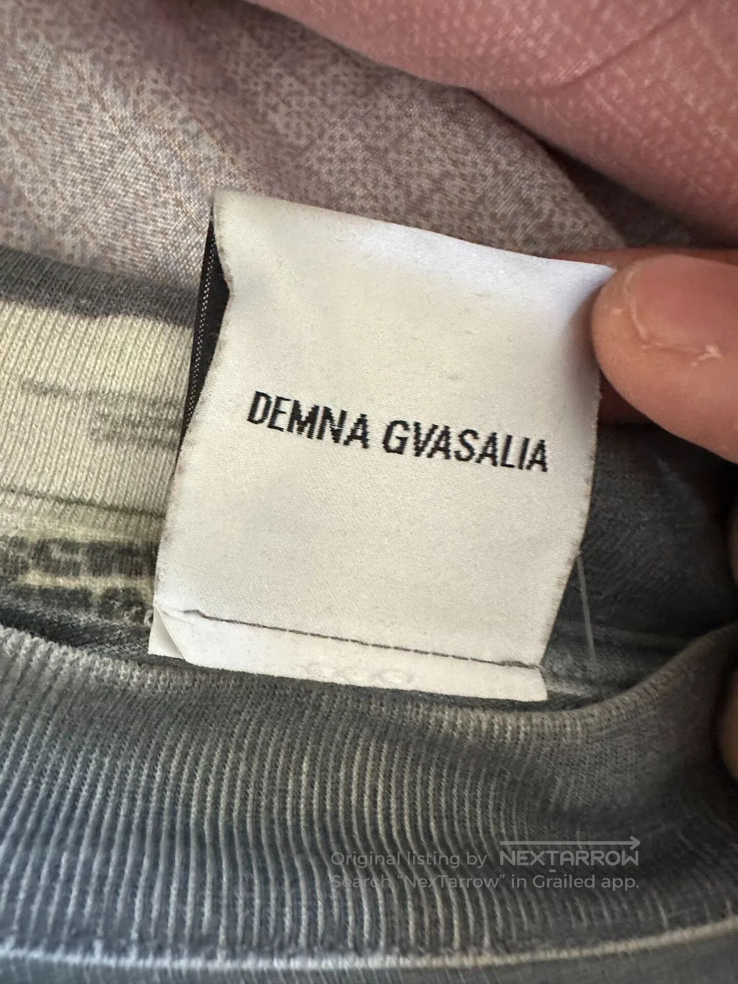 Vetements 3D Printed Long Sleeve T.