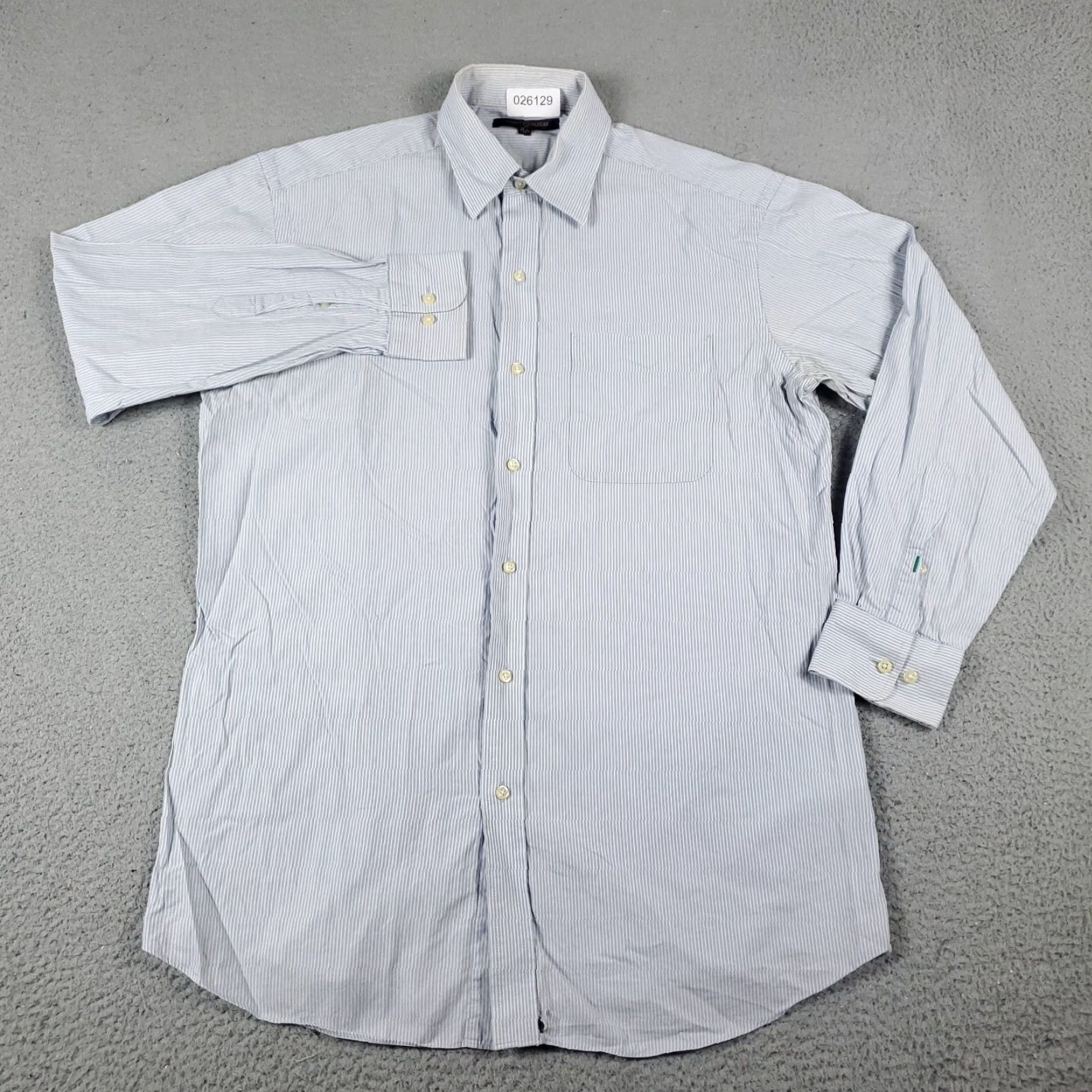 Tommy Hilfiger VINTAGE Tommy Hilfiger Shirt Mens M Blue Striped Button-Up Long Sleeve Collared Size US M / EU 48-50 / 2 - 2 Thumbnail