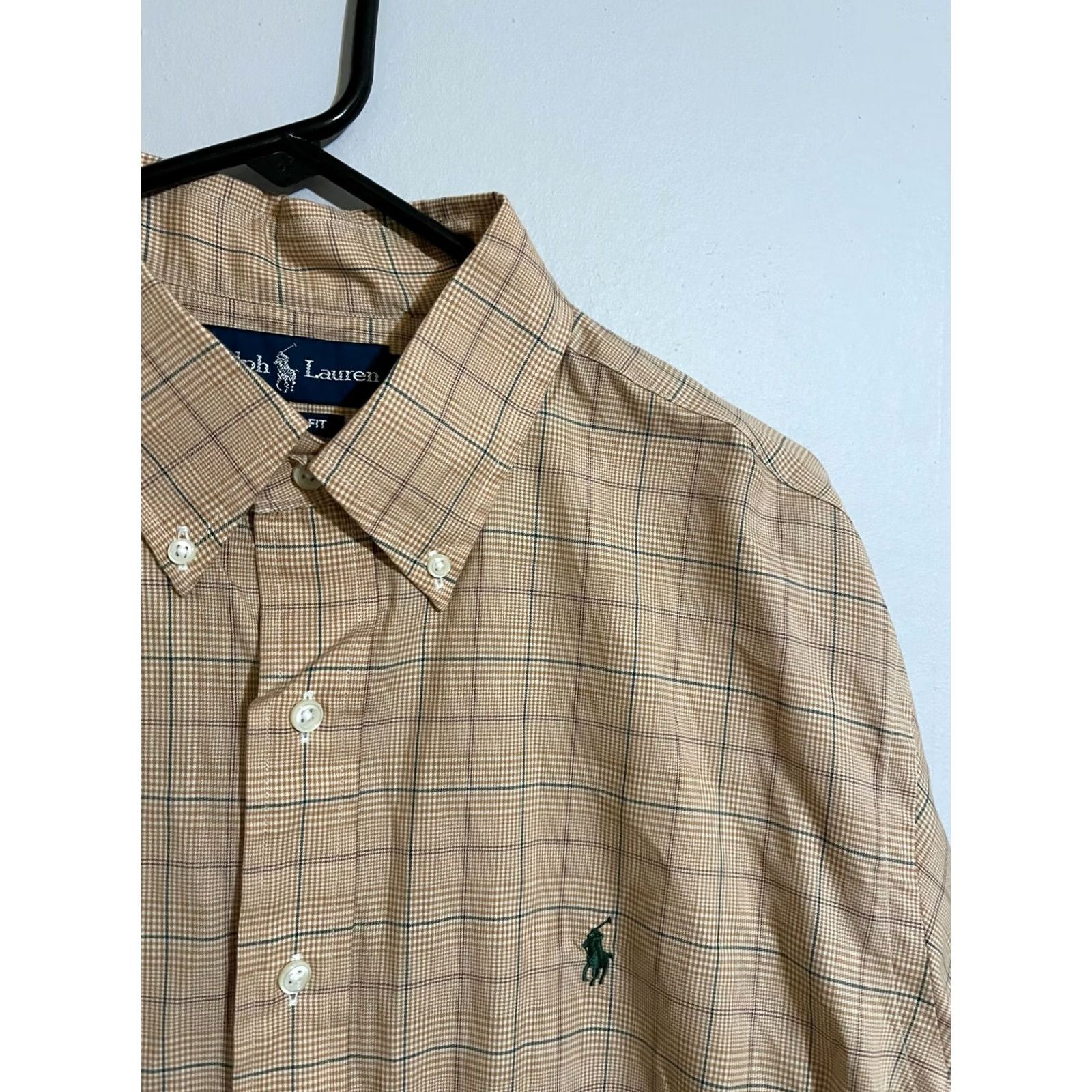 Polo Ralph Lauren Polo Ralph Lauren Classic Fit Shirt Men's Orange Long Sleeve Button Dress 17 34/35 Size 46R - 2 Thumbnail
