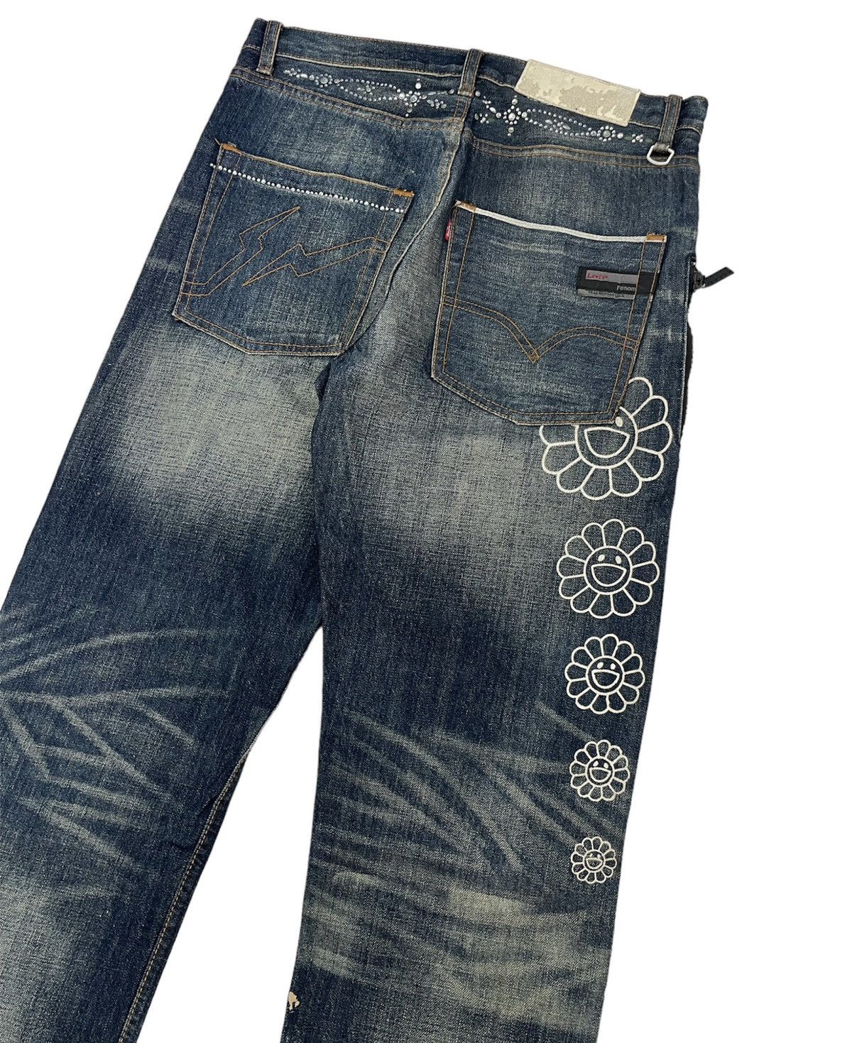 image of Fragment Design x Levis Fragments X Murakami Fenom Jeans in Blue, Men's (Size 32)