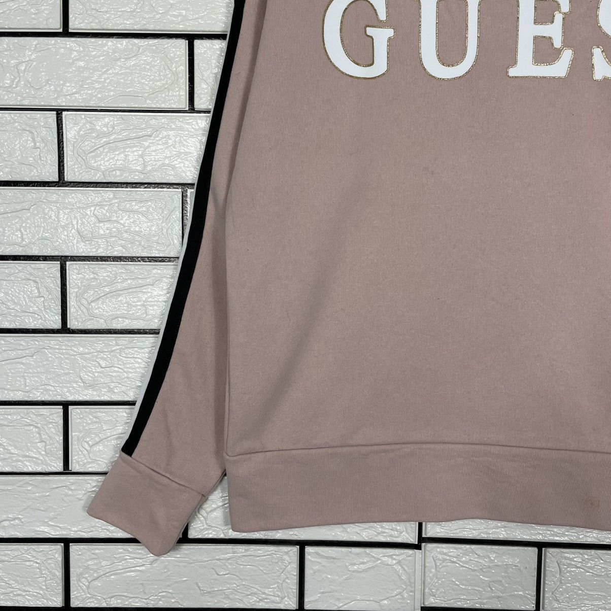 Guess Guess Big Logo Pink Sweatshirt Size S / US 4 / IT 40 - 3 Thumbnail