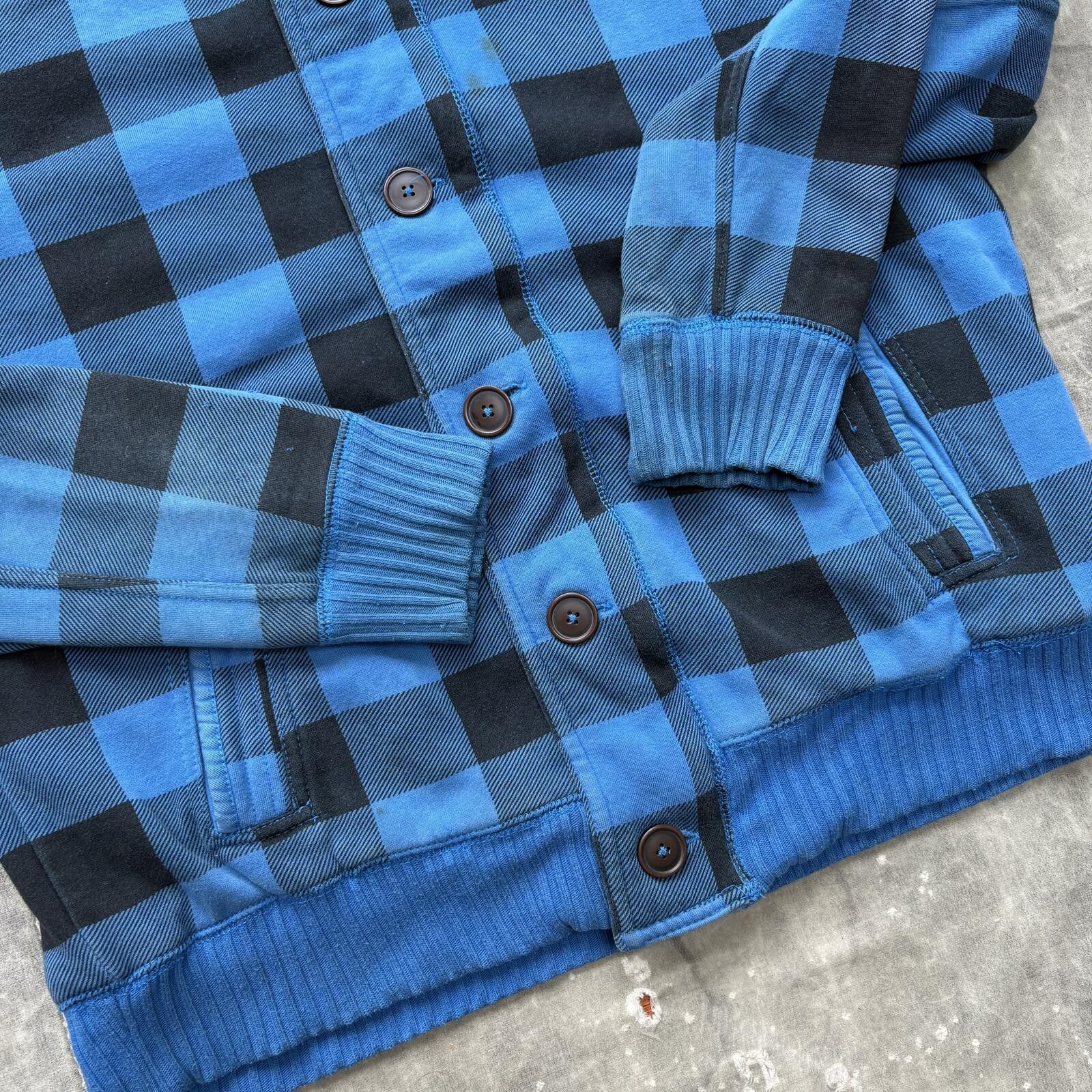 Aeropostale Vintage Y2K Aeropostale Plaid Sherpa Lined Full Zip Hoodie Size US XL / EU 56 / 4 - 8 Thumbnail