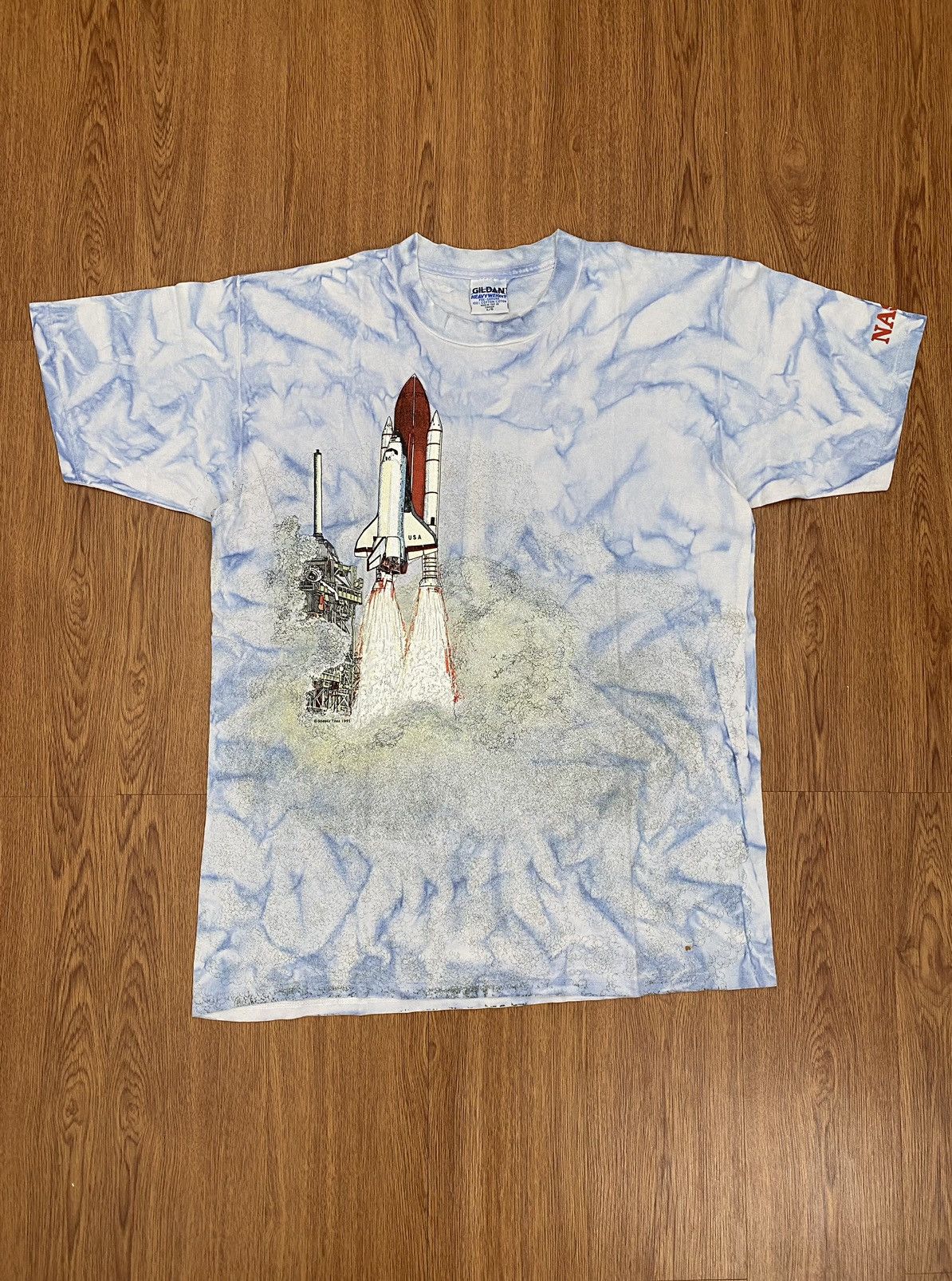 NASA × Vintage Vintage Nasa 1995 t-shirt Size US L / EU 52-54 / 3 - 1 Thumbnail