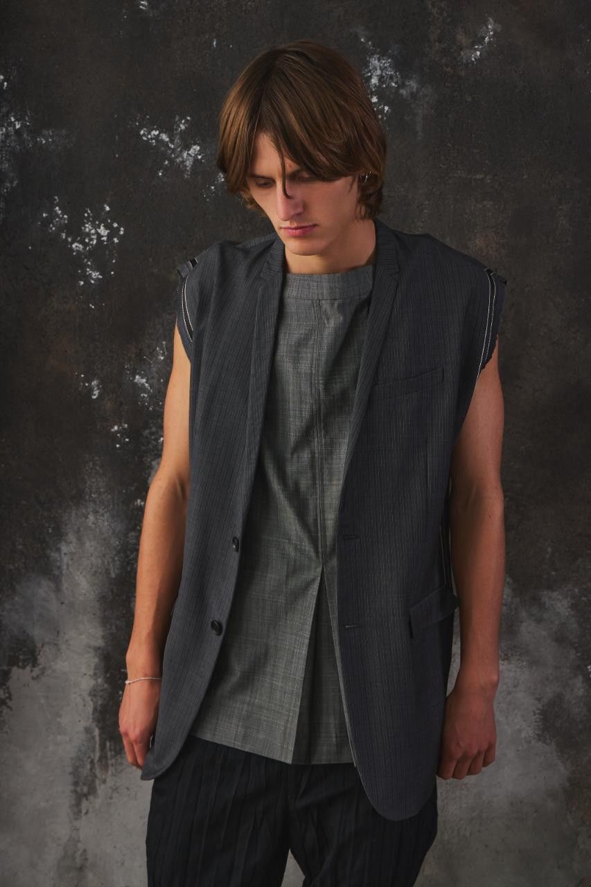 Dior Dior Homme Wool Mohair Sleeveless Tailored Vest Size US S / EU 44-46 / 1 - 1 Thumbnail