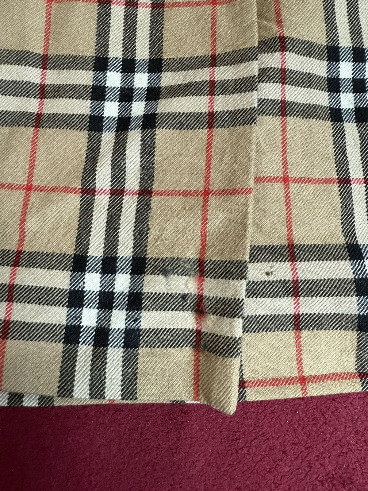 Burberry VINTAGE BURBERRY’S LONDON CHECKERED WOOL SKIRT Size 27" / US 4 / IT 40 - 5 Thumbnail