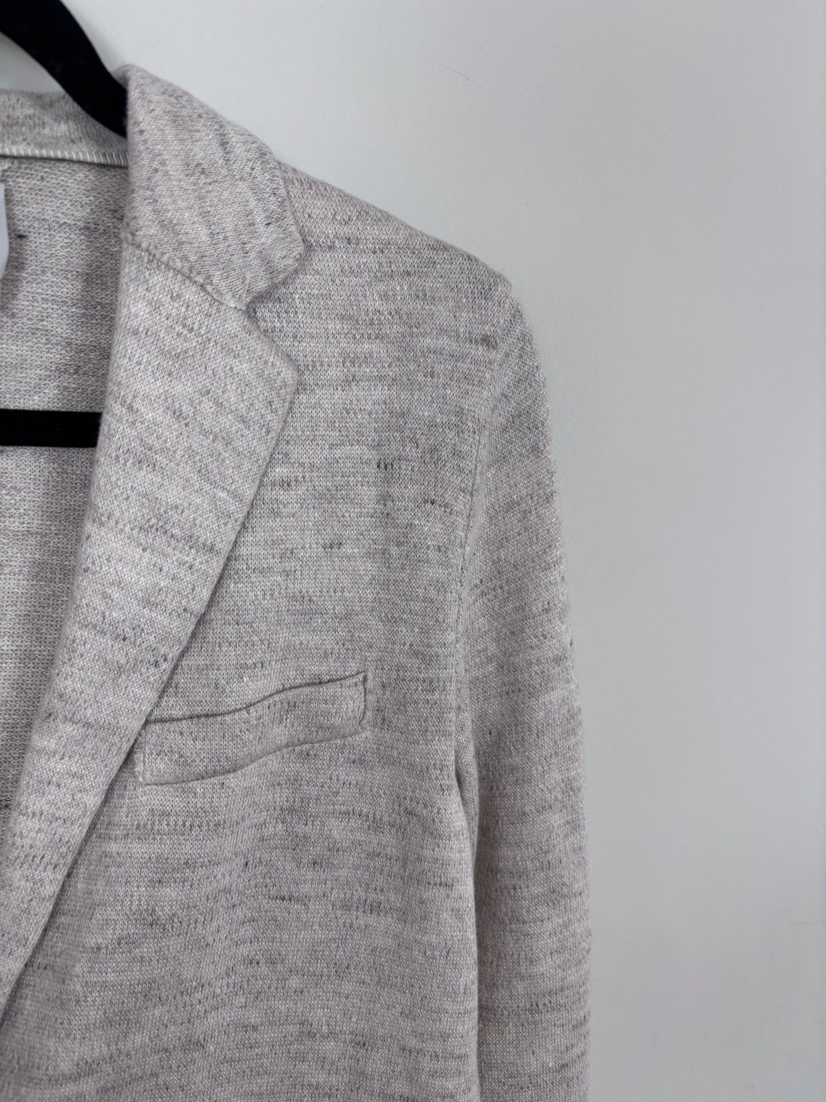 Harris Wharf London Harris Wharf London Women’s Textured Beige Blazer Jacket Size M / US 6-8 / IT 42-44 - 5 Thumbnail