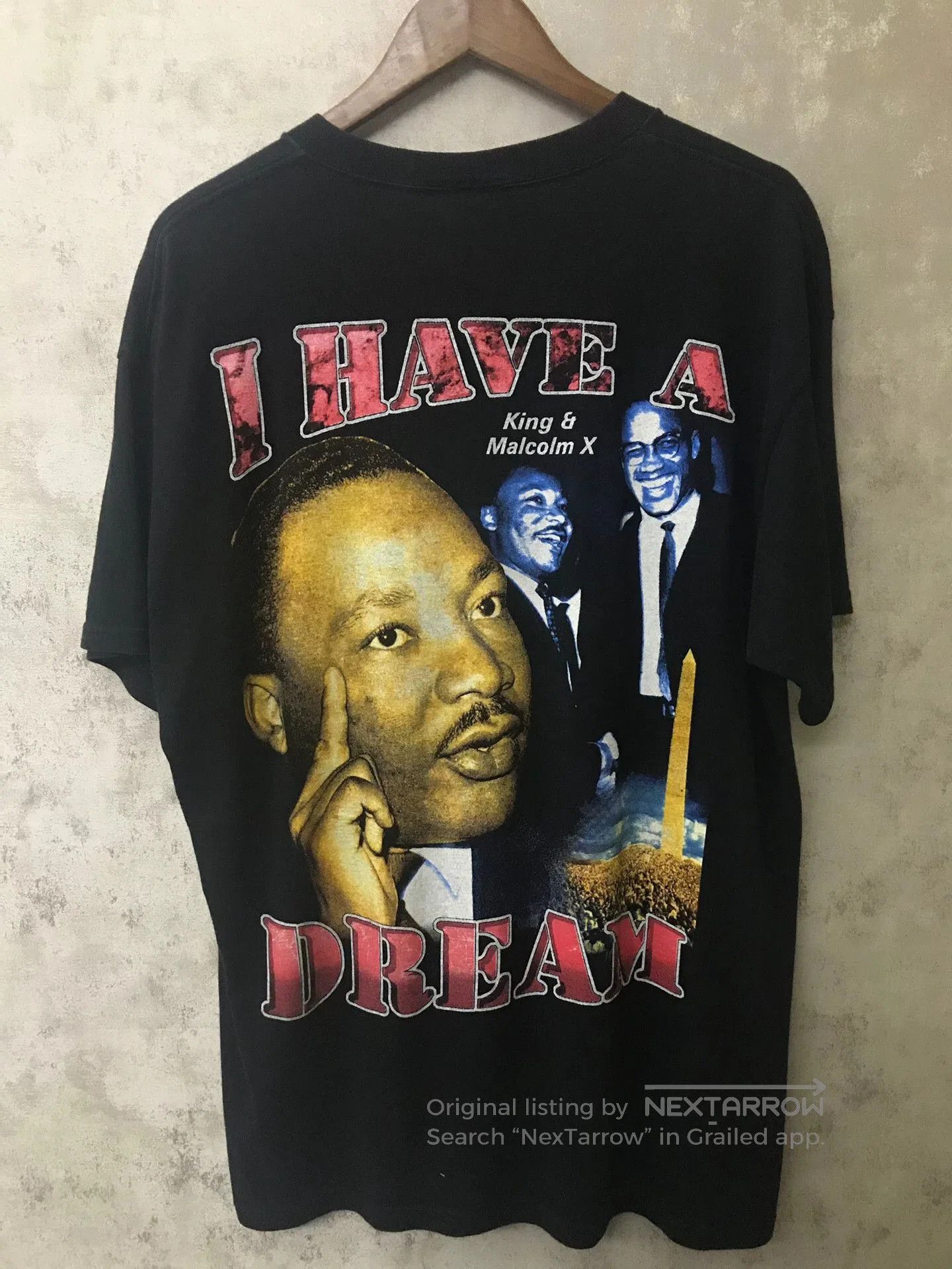 Vintage Vintage 2Pac Martin Luther King Rap Tee. Size US XL / EU 56 / 4 - 1 Thumbnail