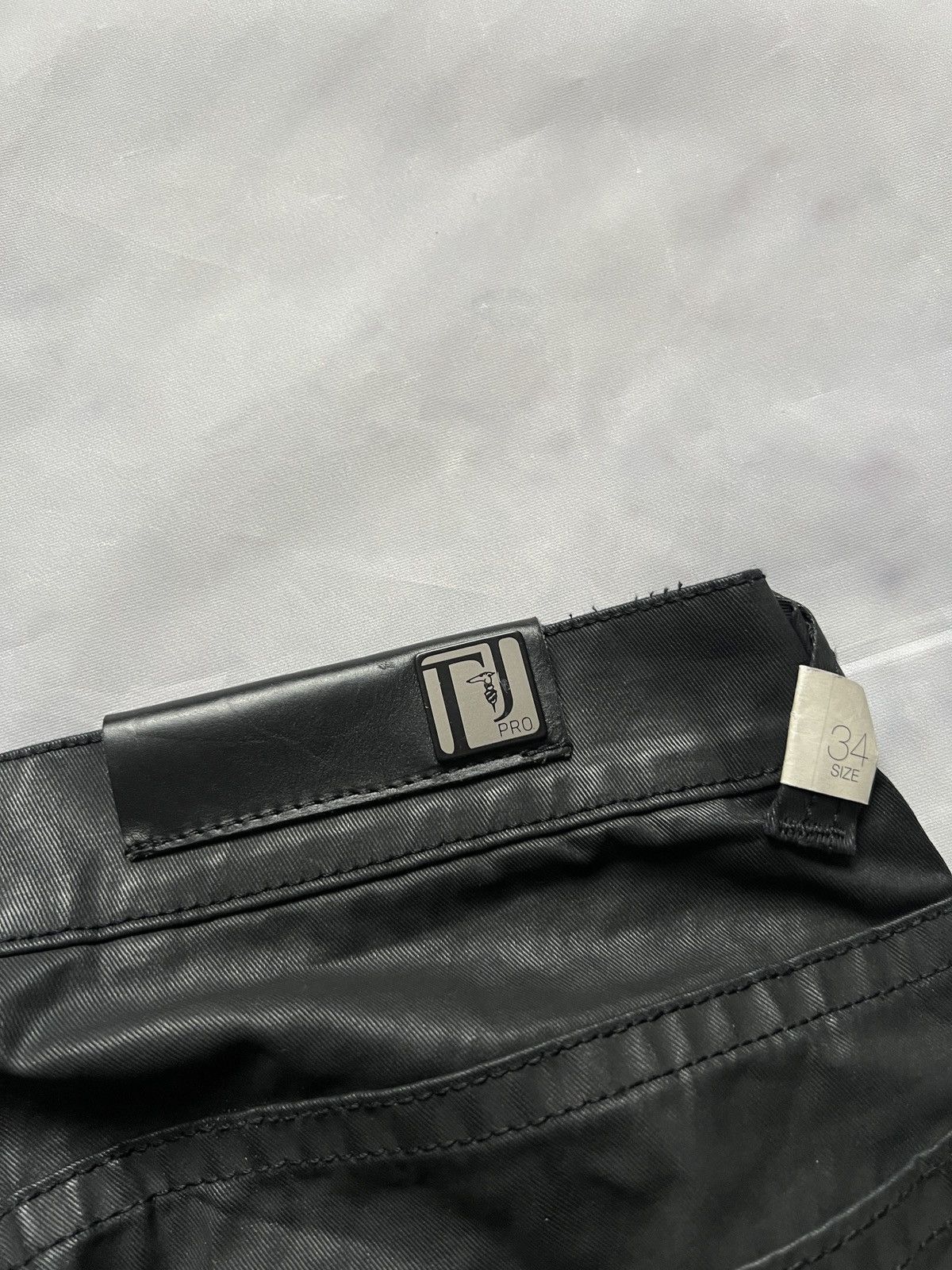 Trussardi Vintage Opium Y2K Style Waxed Pants Carti Trussardi Size US 34 / EU 50 - 5 Thumbnail