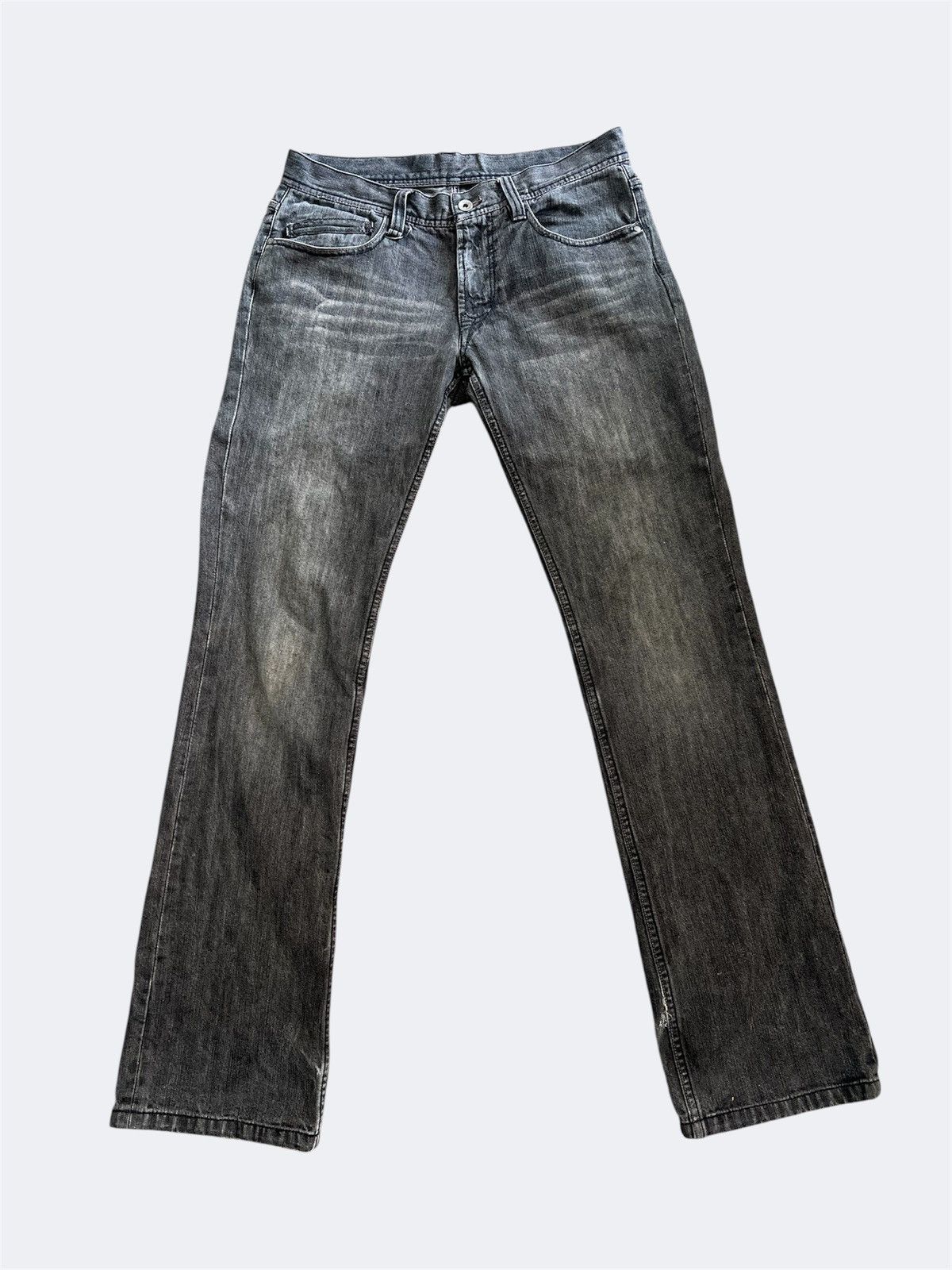 Nicole Club Vintage Nicole Club Hideaways Distressed Black Denim Size US 33 - 1 Thumbnail