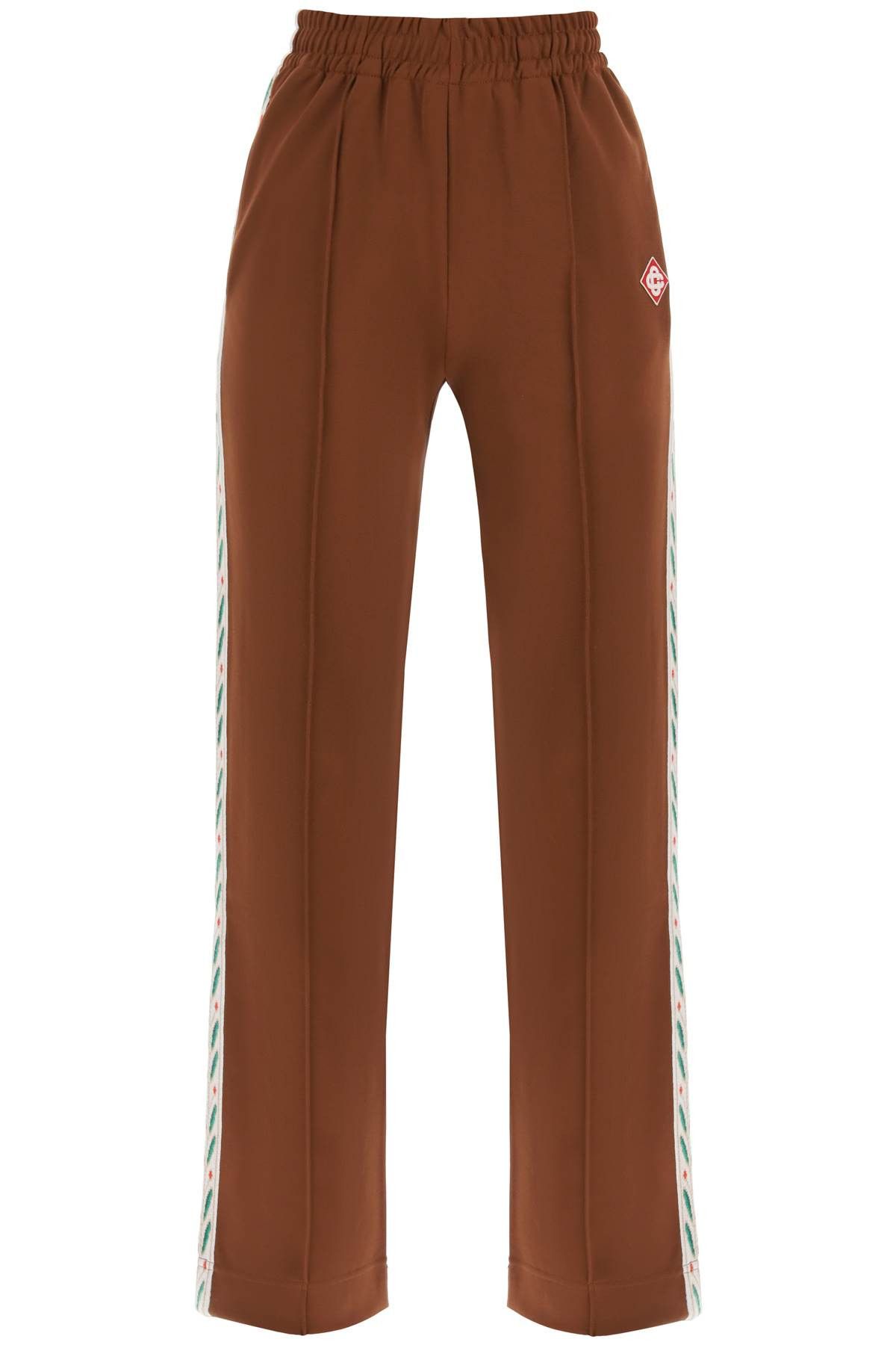 image of Casablanca Laurel Joggers in Marrone, Women's (Size 26)