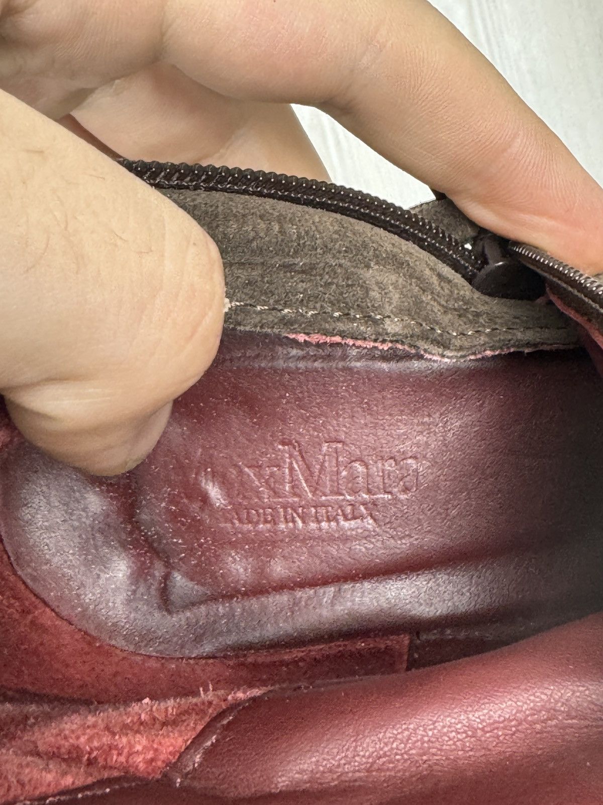 Max Mara Max Mara made in Italy brown suede boots knee length Size US 7 / IT 37 - 17 Thumbnail