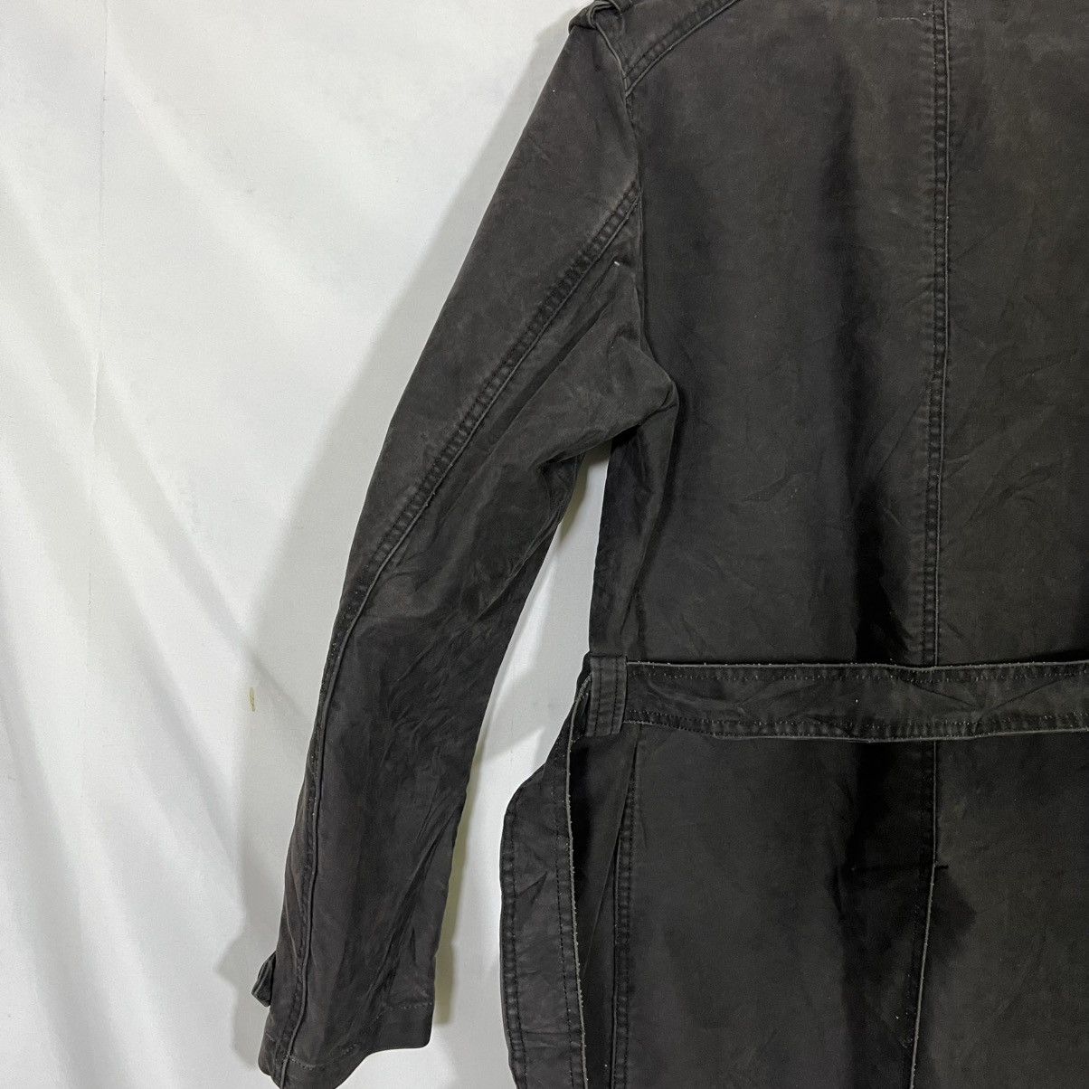 FrenchTrotters VINTAGE RADMESS MEN’S BIGI HEAVYWEIGHT BELTED TRENCH COAT Size US M / EU 48-50 / 2 - 12 Thumbnail