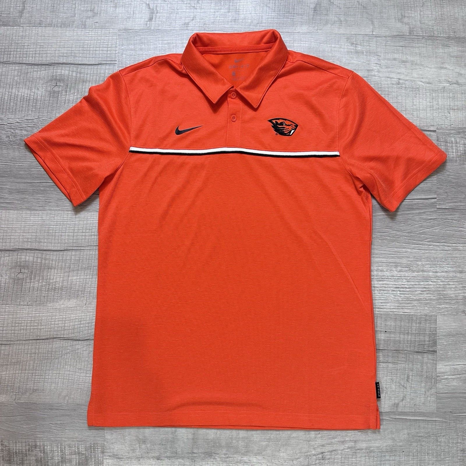 Nike Nike Oregon State Beavers Men's On Field Polo Shirt Medium Size US M / EU 48-50 / 2 - 1 Thumbnail