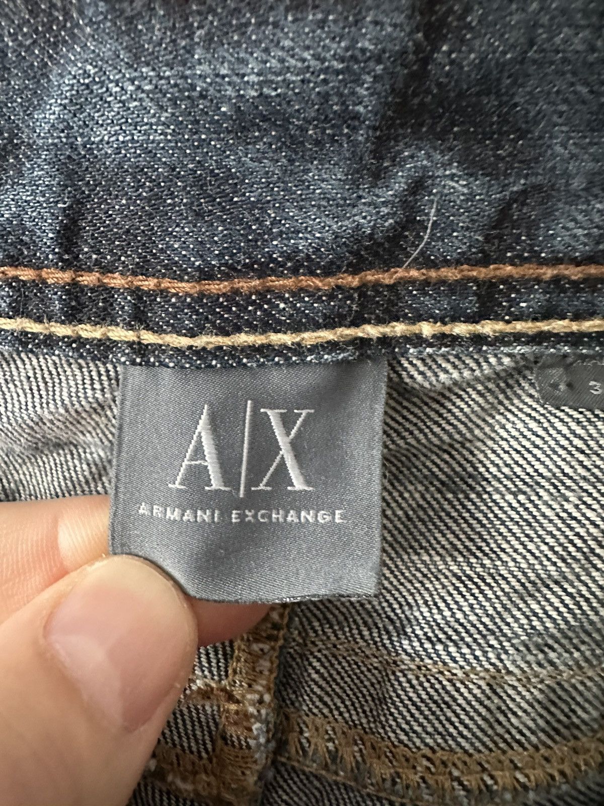 Armani Exchange AX Armani Exchange baggy denim pants Italian designers Size US 36 / EU 52 - 10 Thumbnail