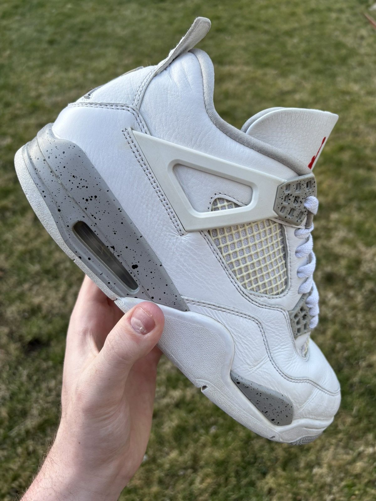 Jordan Brand Jordan 4 Retro White Oreo 2021 Size 10 Size US 10 / EU 43 - 1 Thumbnail