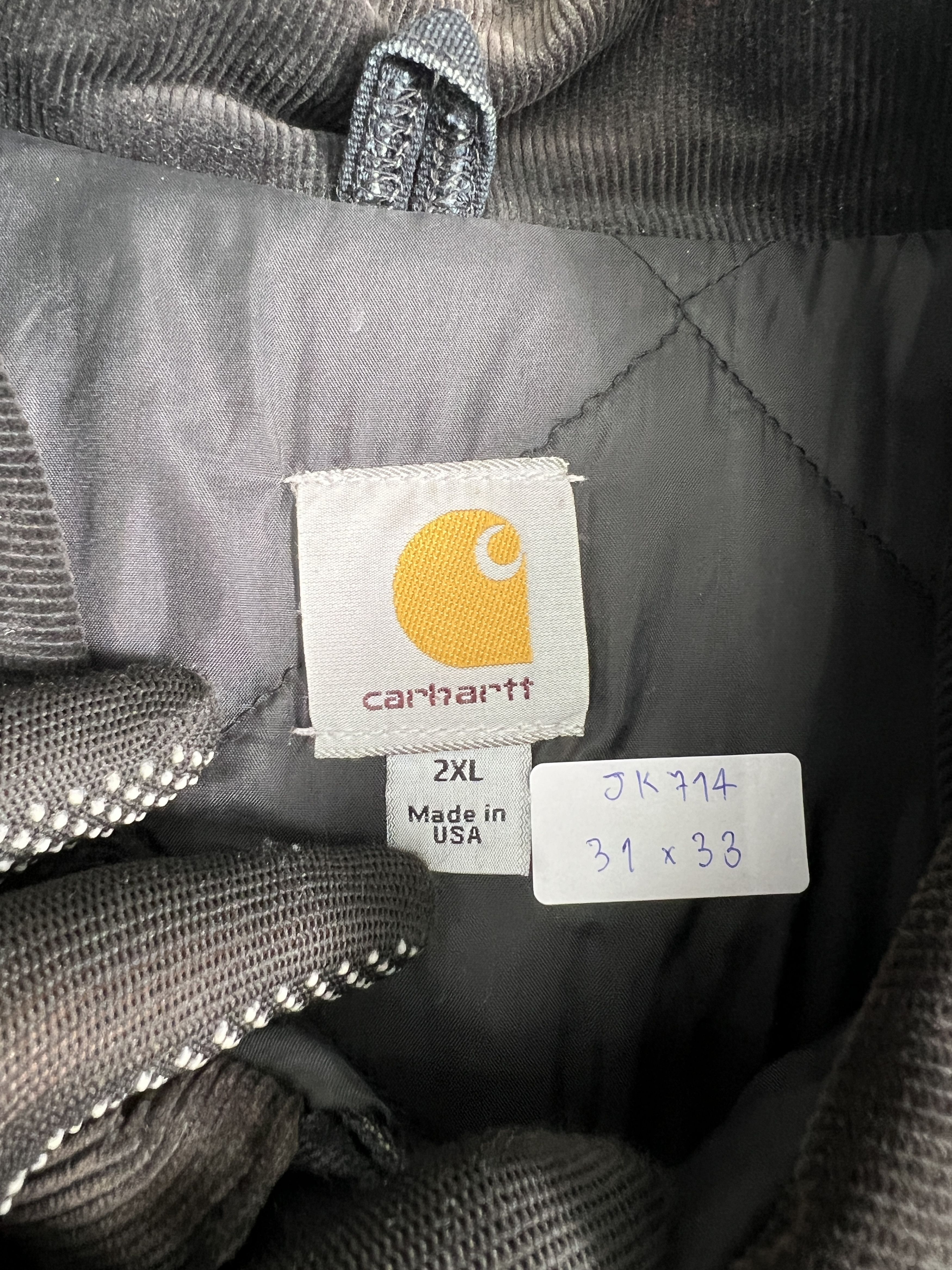 Carhartt Vintage CARHARTT UFCW Labor Canvas Jacket (2XL) JK714 Size US XXL / EU 58 / 5 - 3 Thumbnail