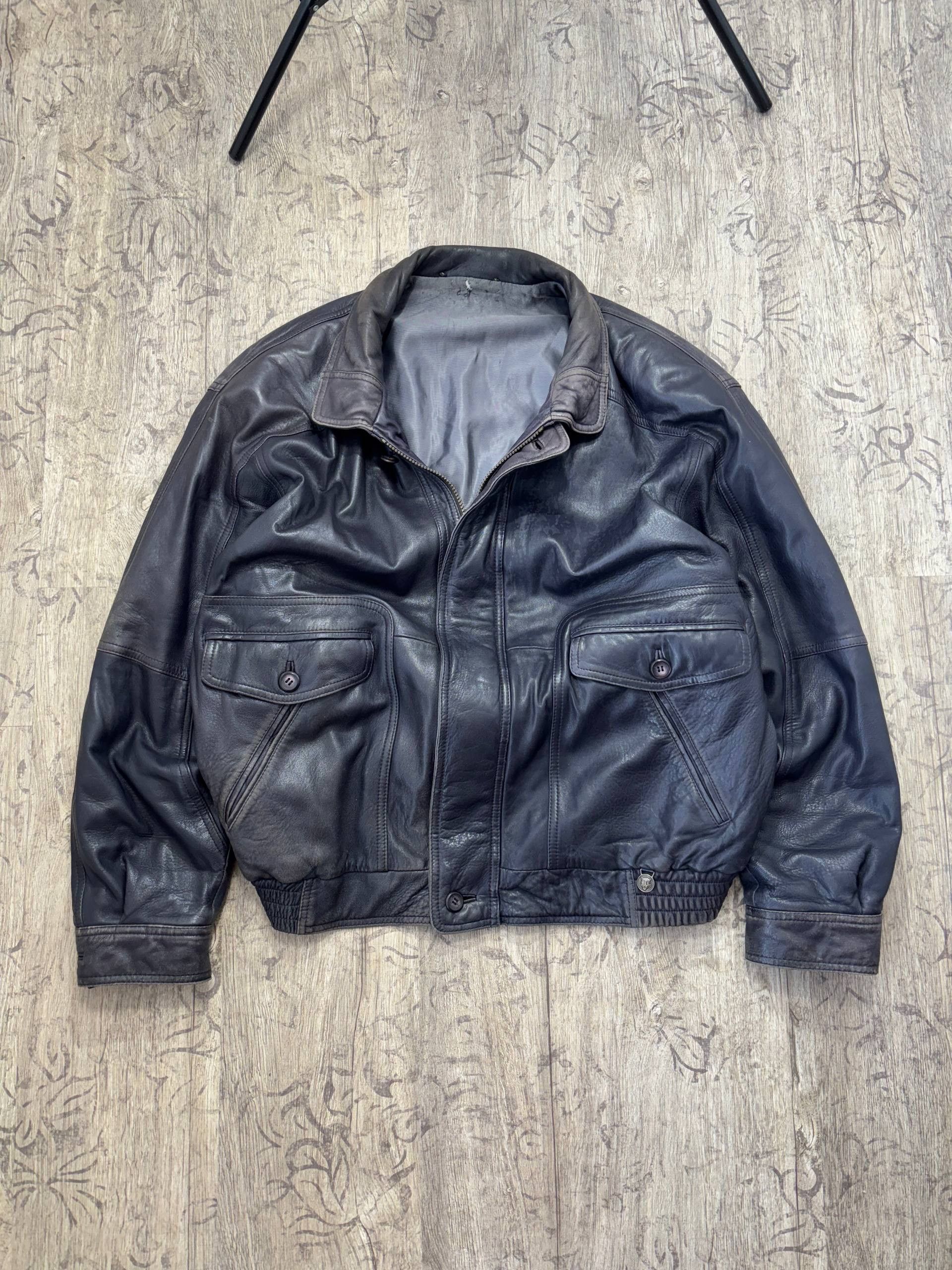 Hysteric Glamour VTG Baleniaga Kapital Style Leather Heavy Leather Jacket Size US XL / EU 56 / 4 - 5 Thumbnail
