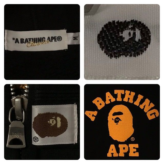 Bape BAPE Embroidered College Logo Zip Hoodie a bathing ape NIGO Size US M / EU 48-50 / 2 - 9 Thumbnail