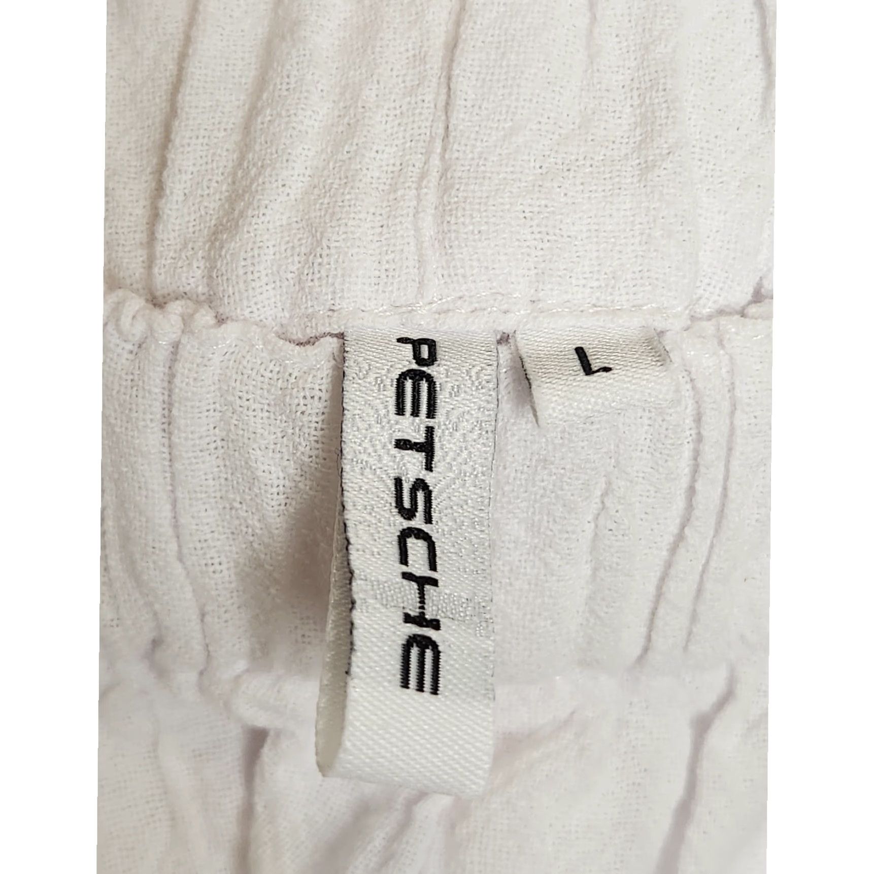 Vintage VINTAGE Petsche White Cargo Pants Women L Large Slacks Bottoms Beachy Boho Y2K Coastal 90s 00s Vintage Style Mens Womens Girls Boys Size 36" / US 14 / IT 50 - 5 Thumbnail