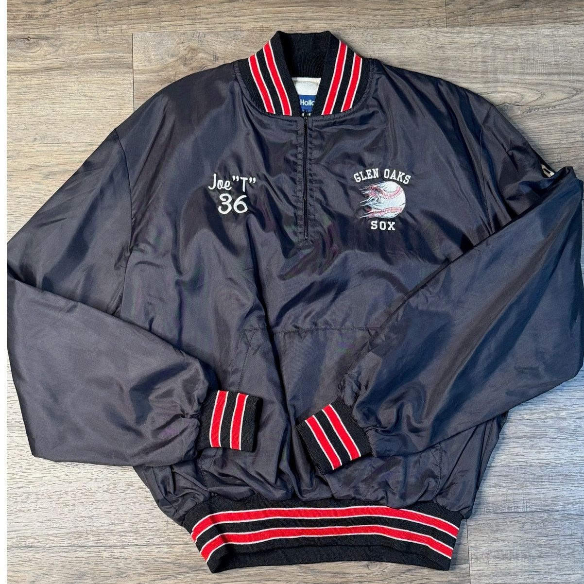 Holloway Vintage GLEN OAKS SOX Champs 2000 Baseball Anorak Jacket Size US L / EU 52-54 / 3 - 2 Thumbnail