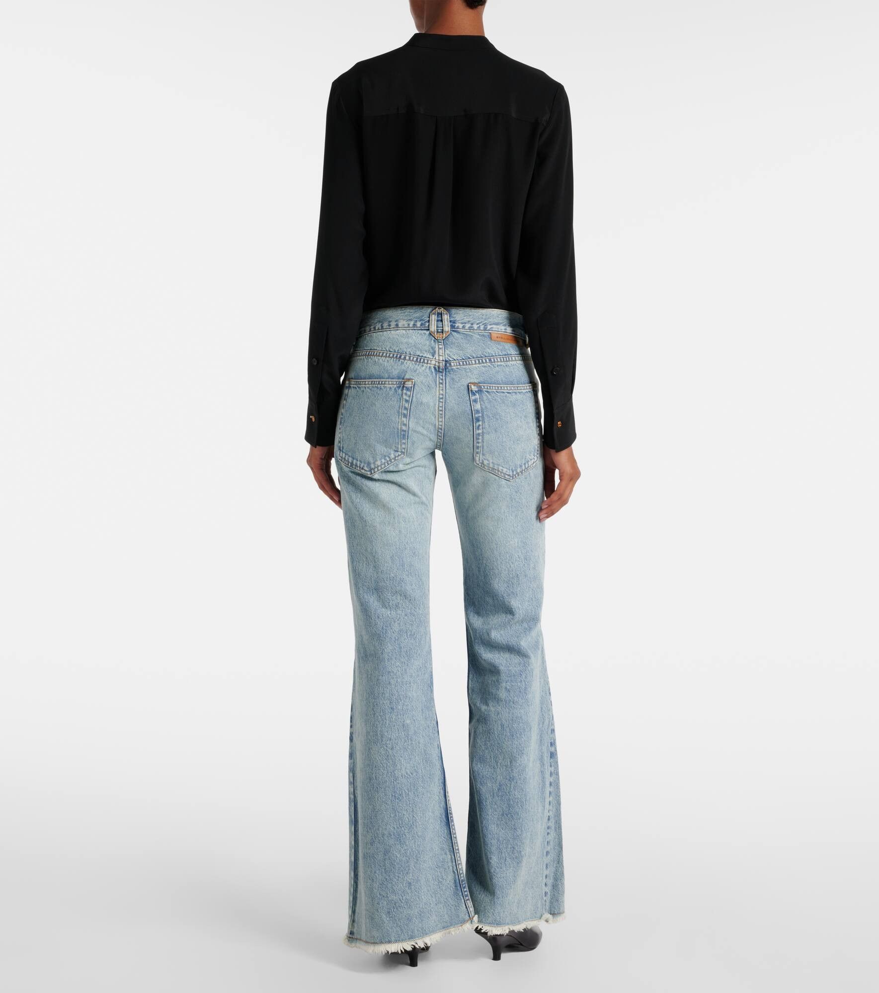 Stella McCartney o1s22i1n1024 Slim Fit Jeans in Blue Size 26" / US 2 / IT 38 - 3 Thumbnail