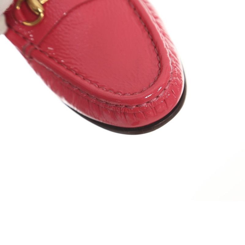 Gucci Gucci Pink Patent Leather Loafers - Size US 6.5 / EU 39-40 - 7 Thumbnail