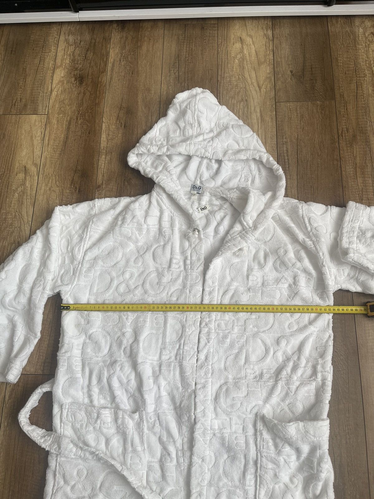 Dolce & Gabbana Dolce & Gabbana Bath Robe Hooded Jacket Multilogo D&G Size US M / EU 48-50 / 2 - 13 Thumbnail