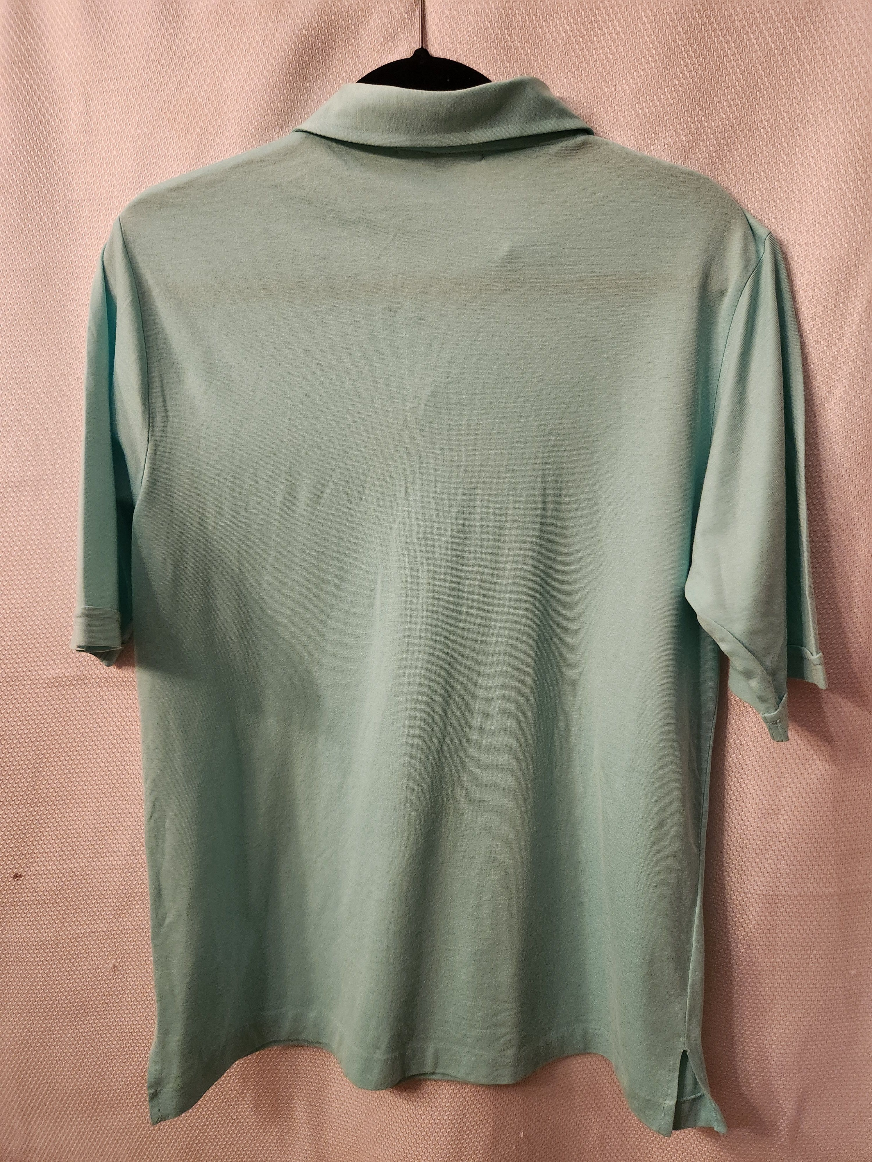 Other Sportsman Light Green Cotton Blend Short Sleeve Polo Shirt Size US M / EU 48-50 / 2 - 2 Thumbnail