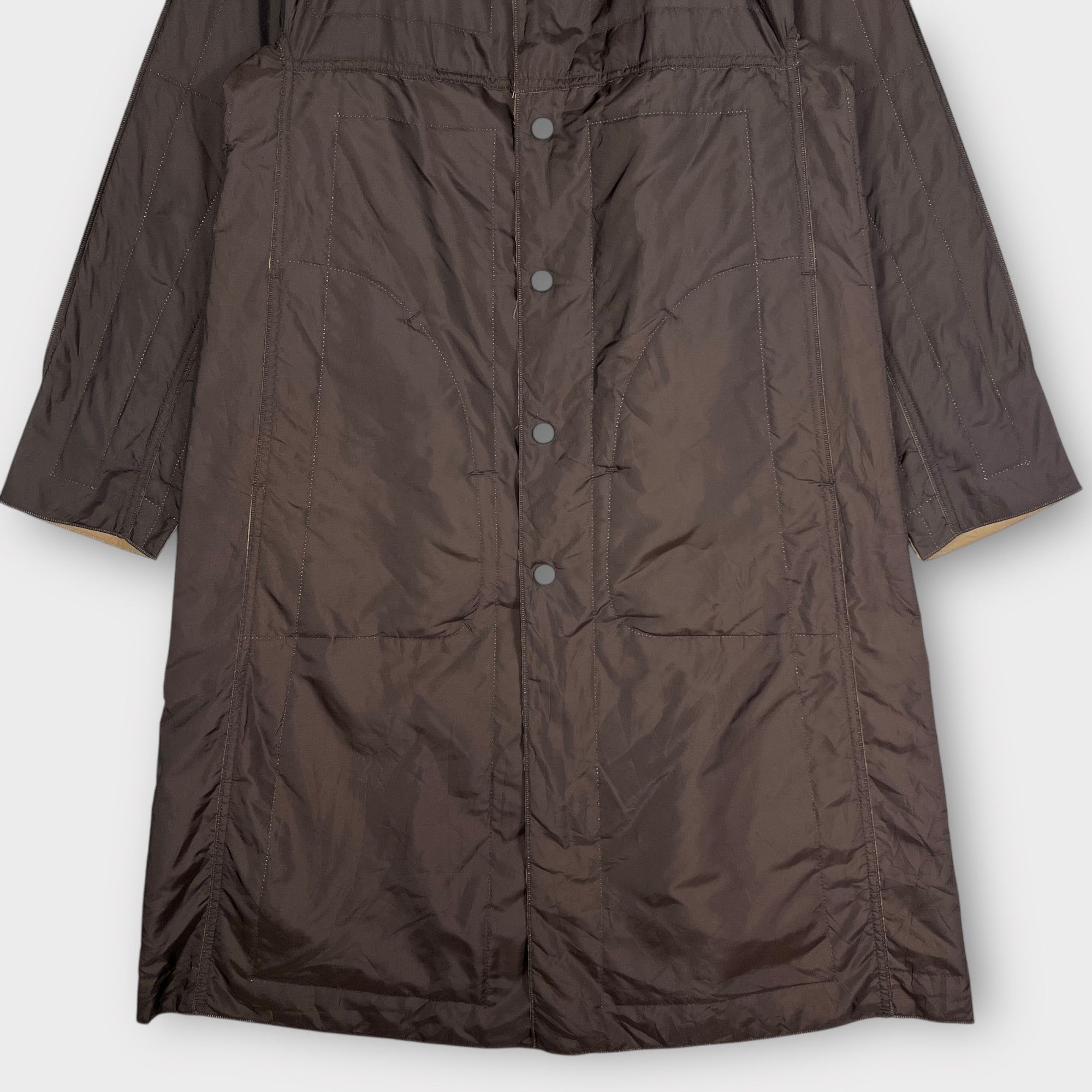 Pleats Please Issey Miyake Pleats Please Issey Miyake Reversible Long Coat Size L / US 10 / IT 46 - 10 Thumbnail