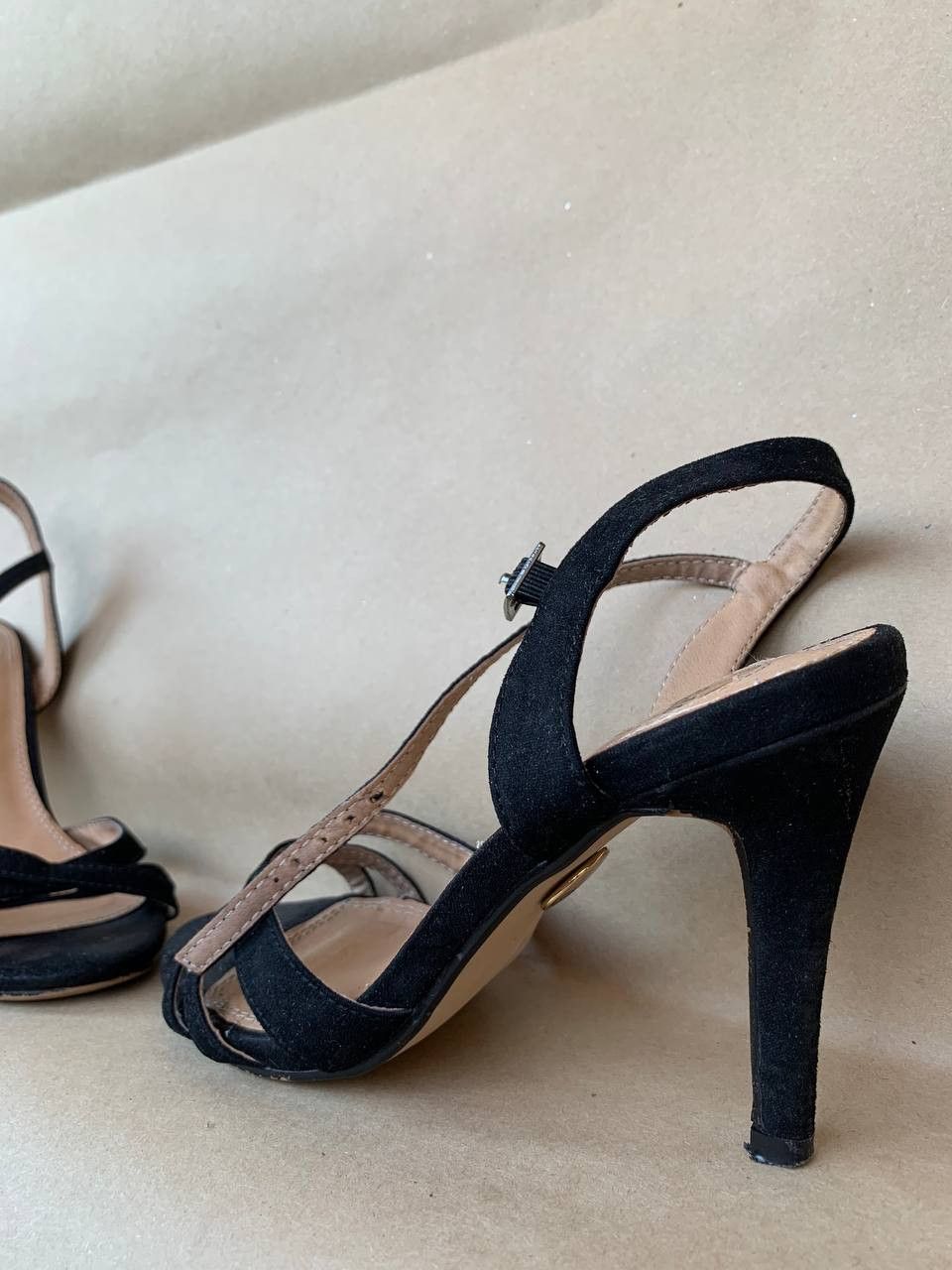 Buffalo London × Vintage Buffalo vintage Y2K black slingback sandals Size US 5 / IT 35 - 10 Thumbnail